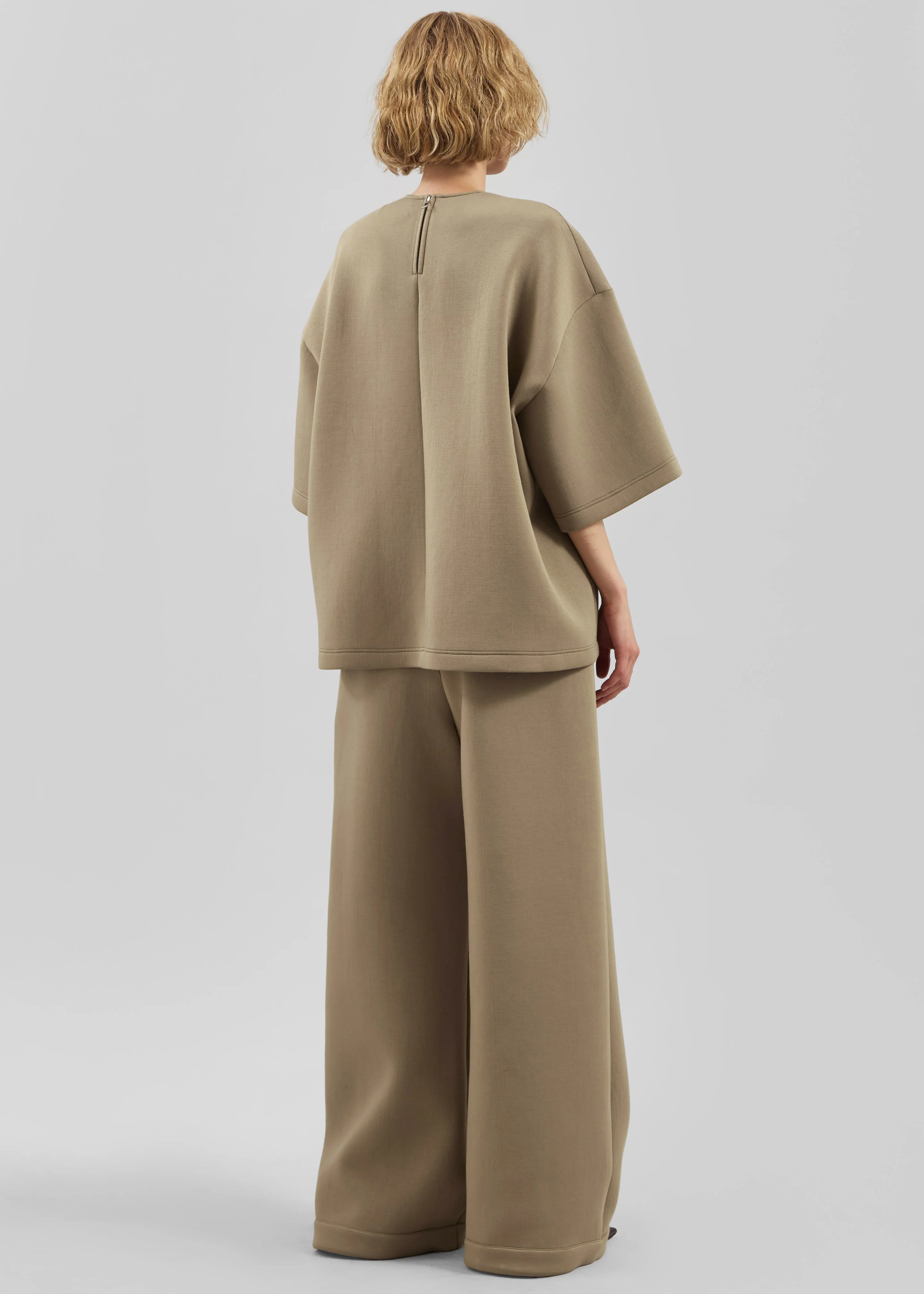 Delancey Neoprene Tee - Camel - Image 7