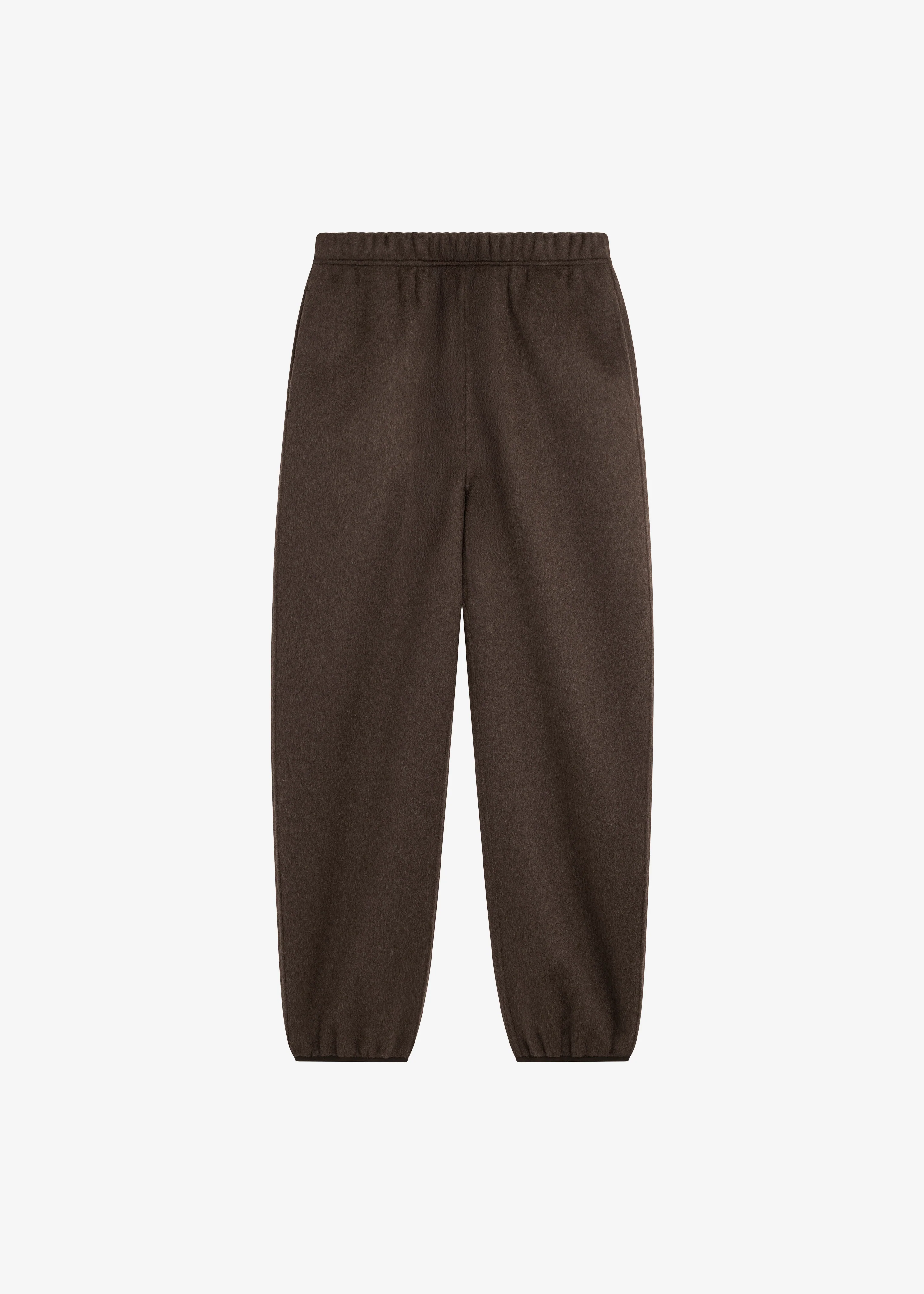 Delancey Wool Joggers - Brown Melange - Image 10