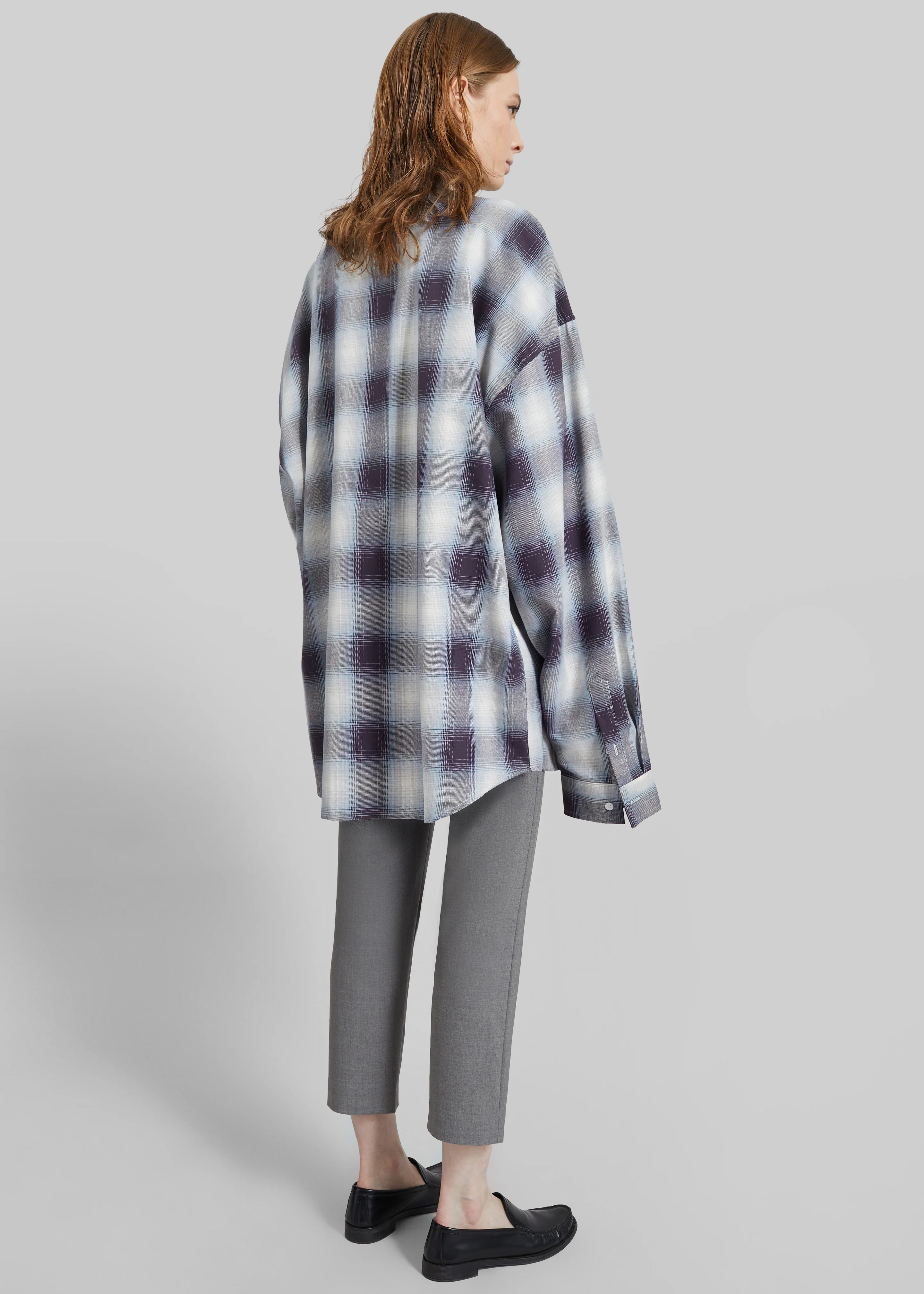 Devv Shirt - Checked Blue - Image 6