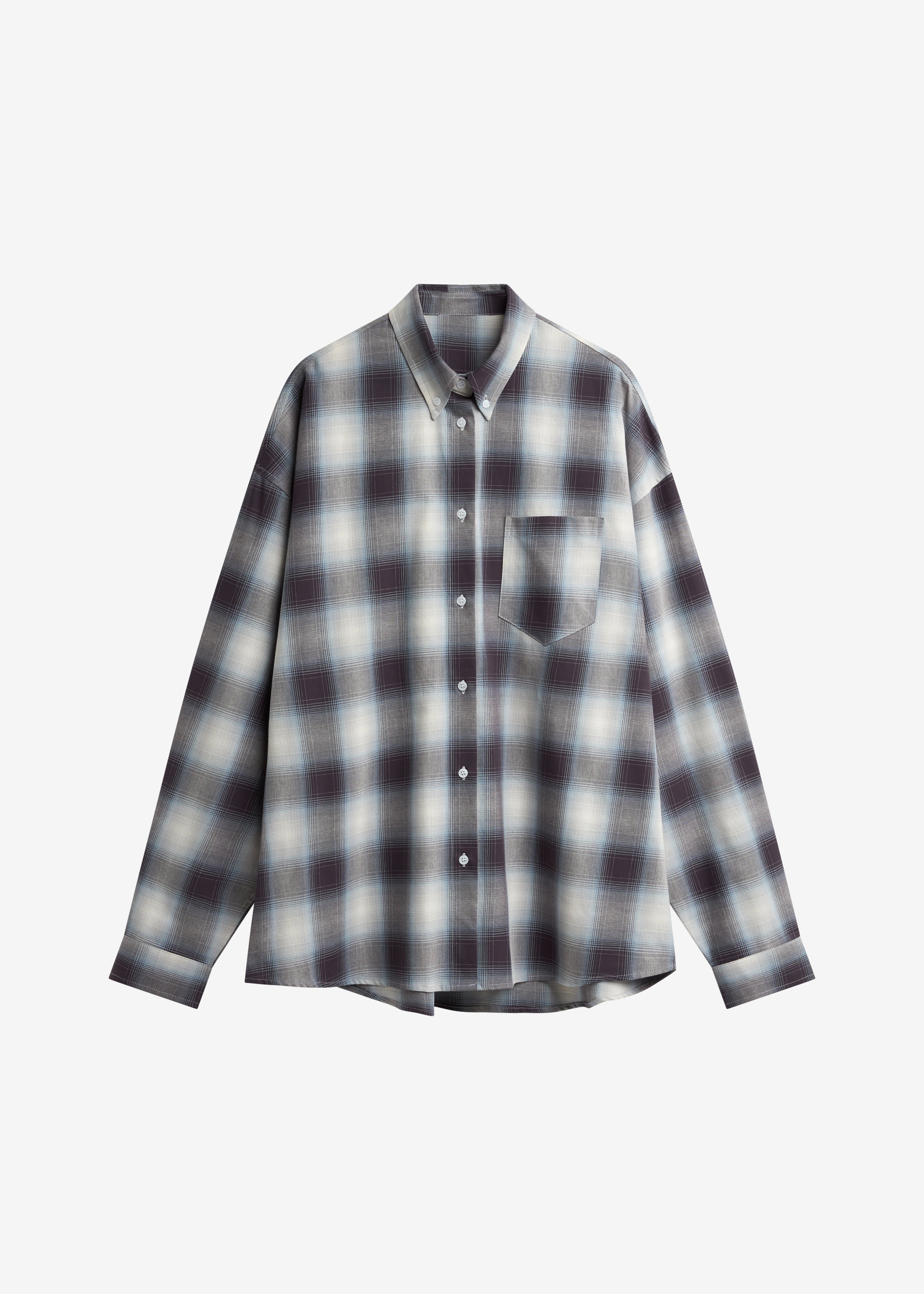 Devv Shirt - Checked Blue - Image 7