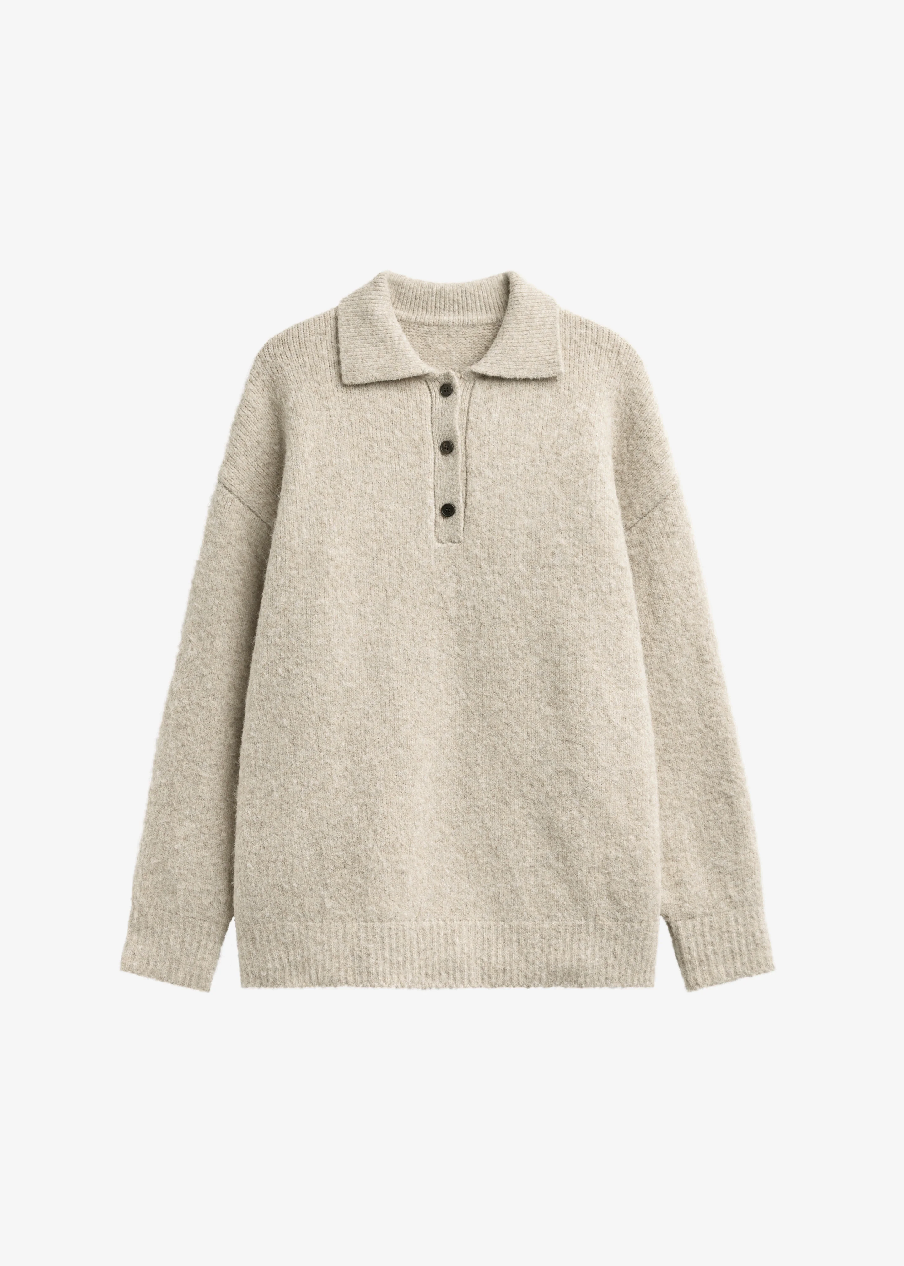 Dienne Polo Sweater - Beige - Image 10