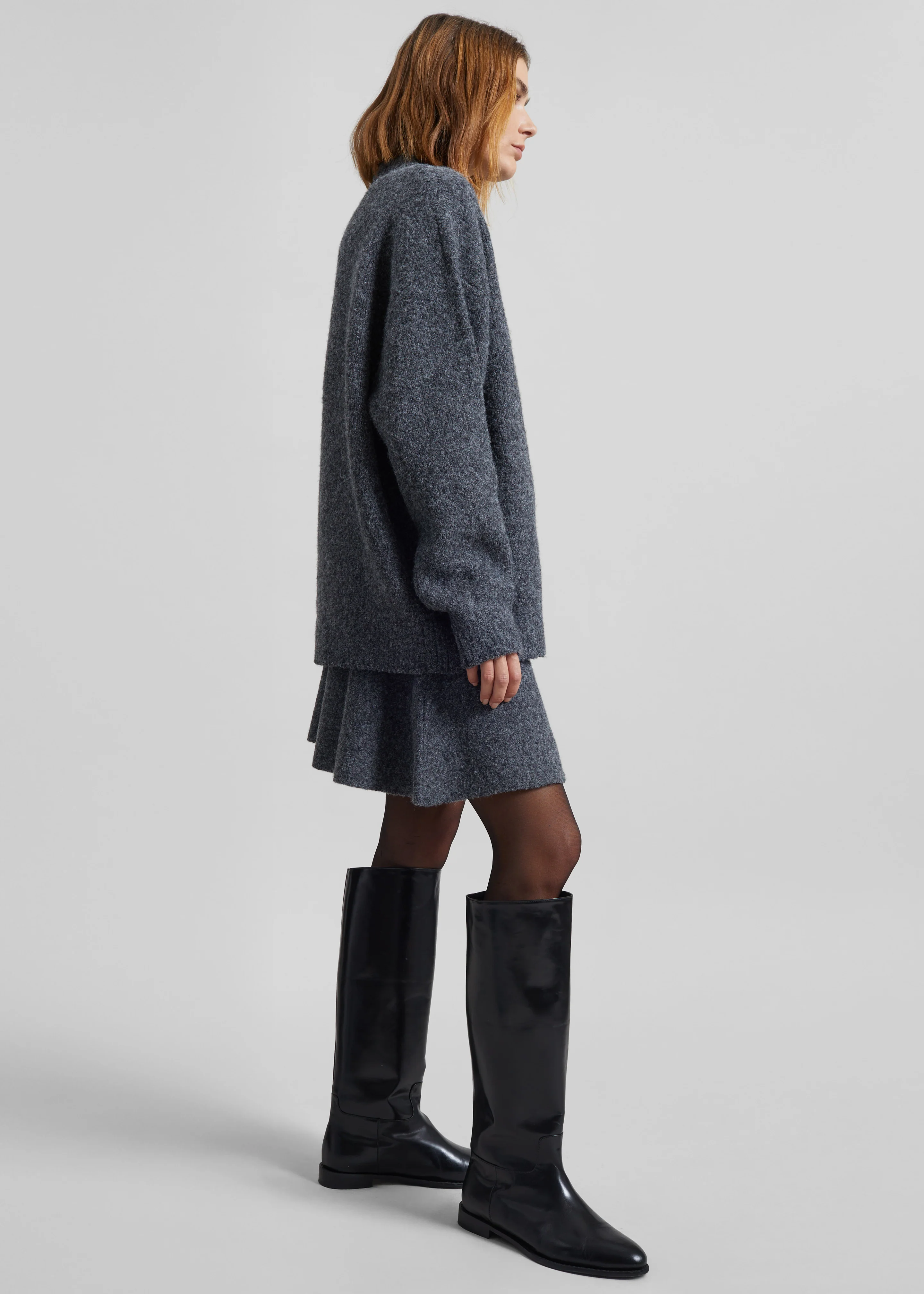 Dienne Polo Sweater - Grey - Image 9