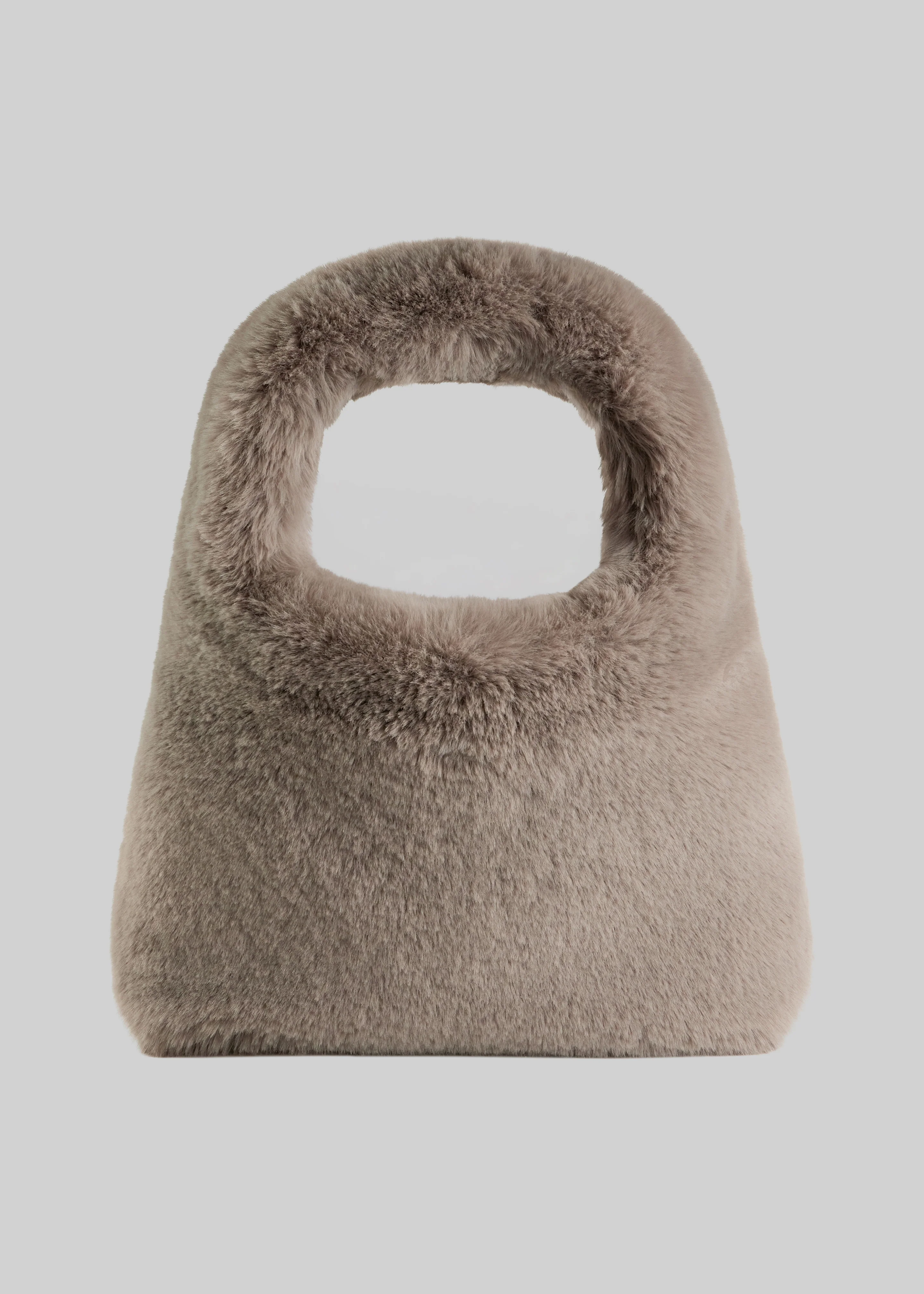 Dolomia Faux Fur Bag - Light Taupe - Image 2