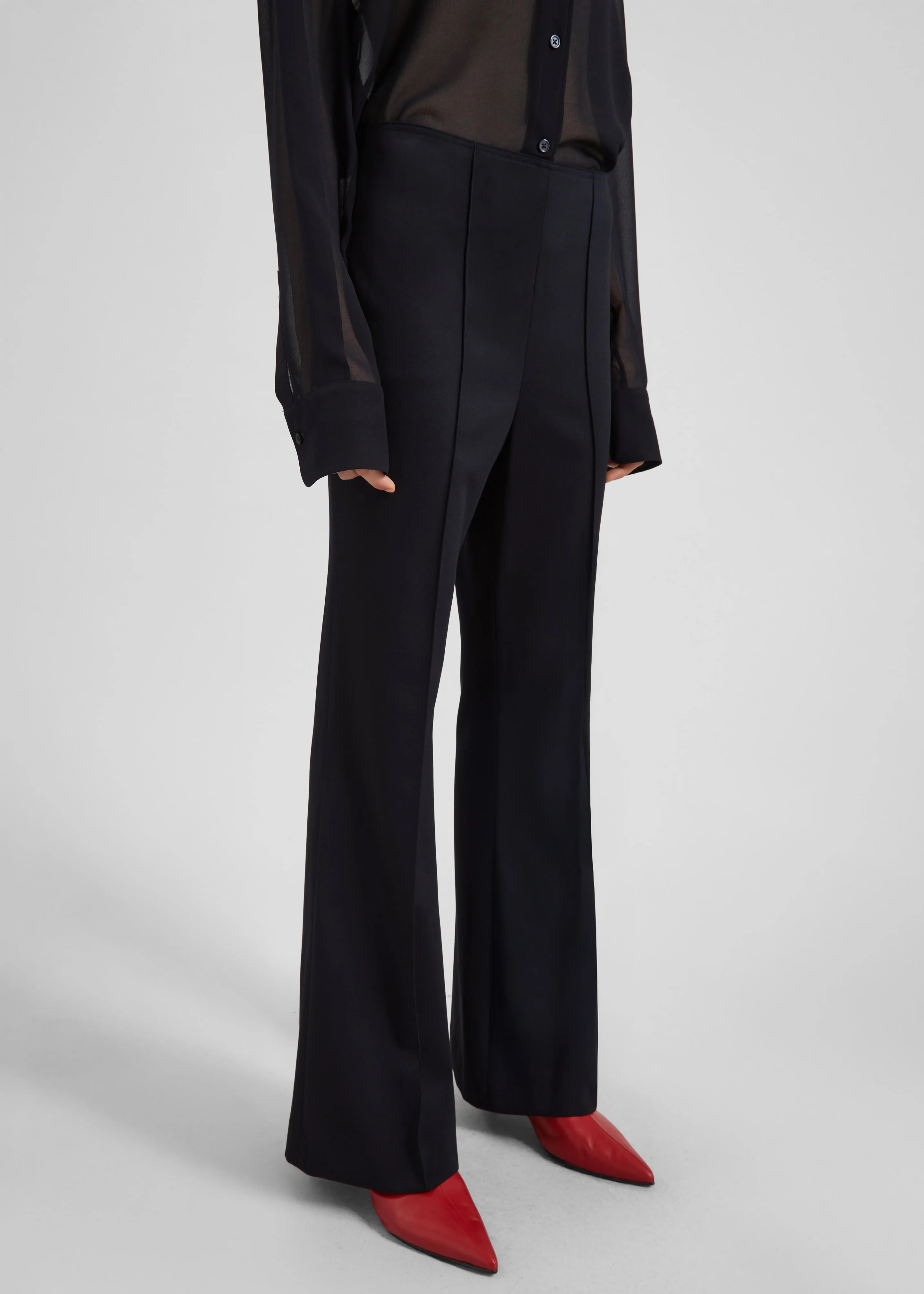 Dorotea Flared Pants - Black - Image 2