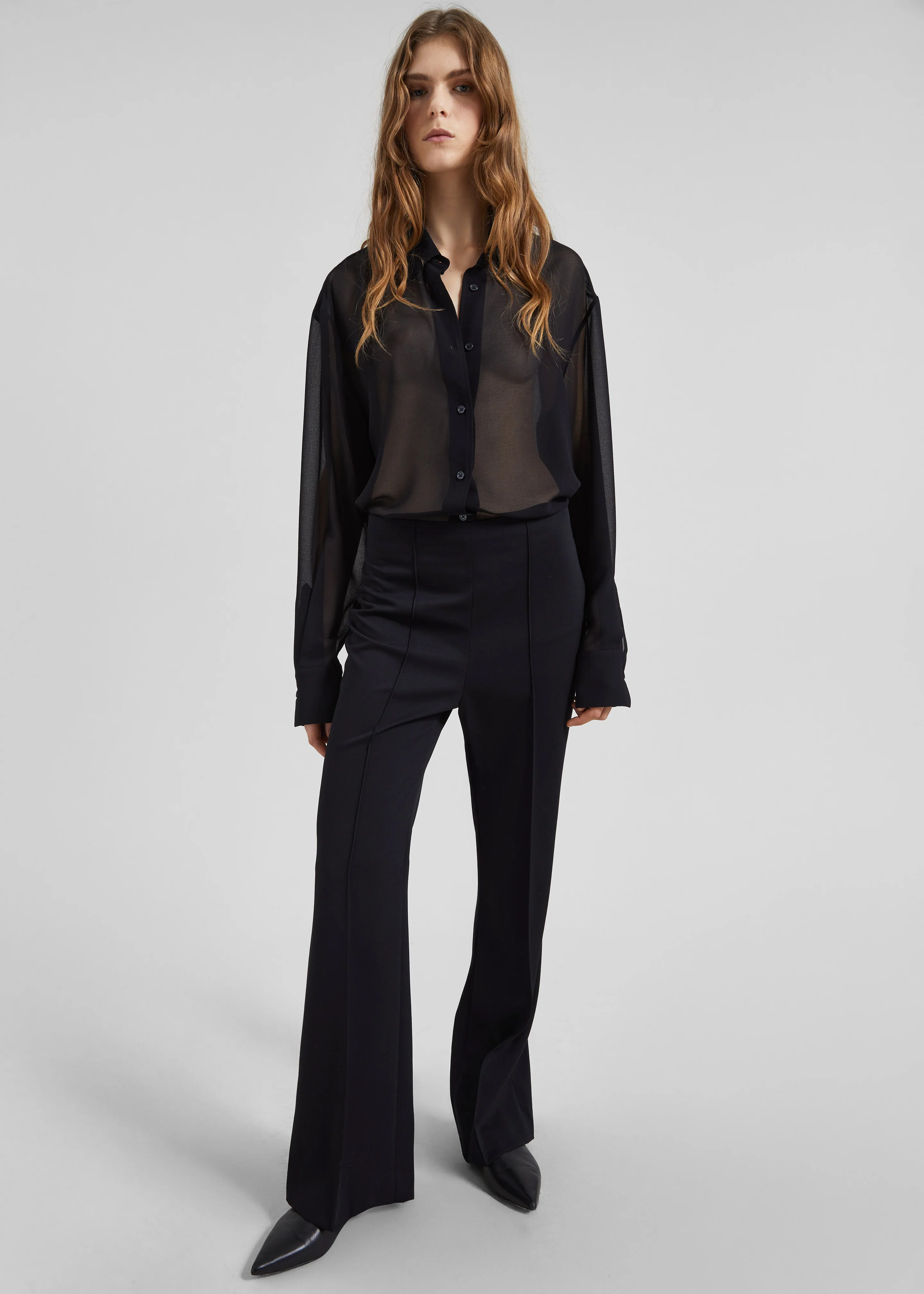 Dorotea Flared Pants - Black - Image 3