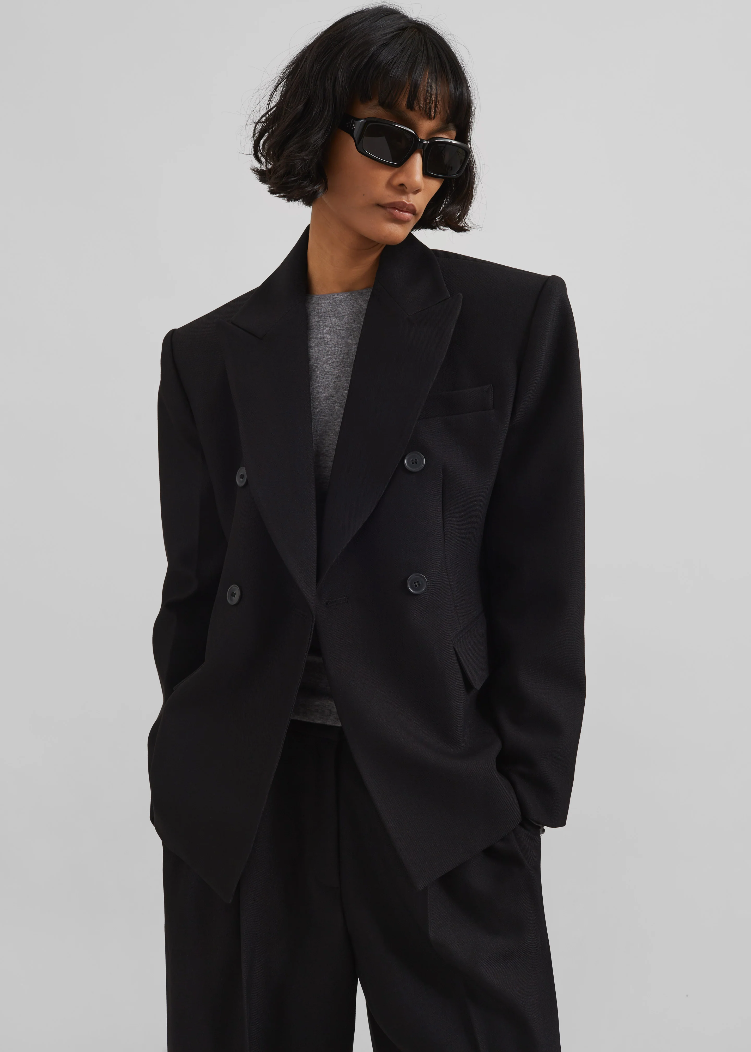 Doyer Cinched Blazer - Black - Image 6