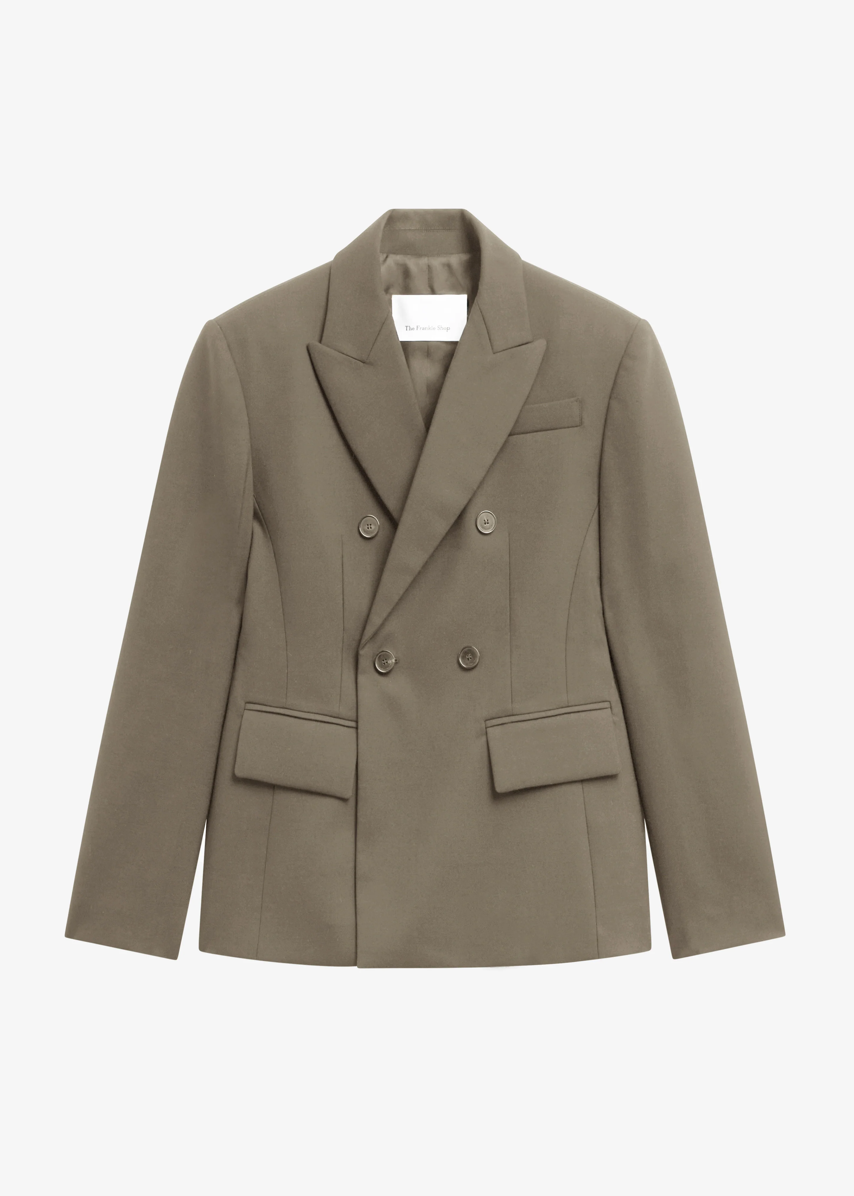 Doyer Cinched Blazer - Moss Green - Image 6