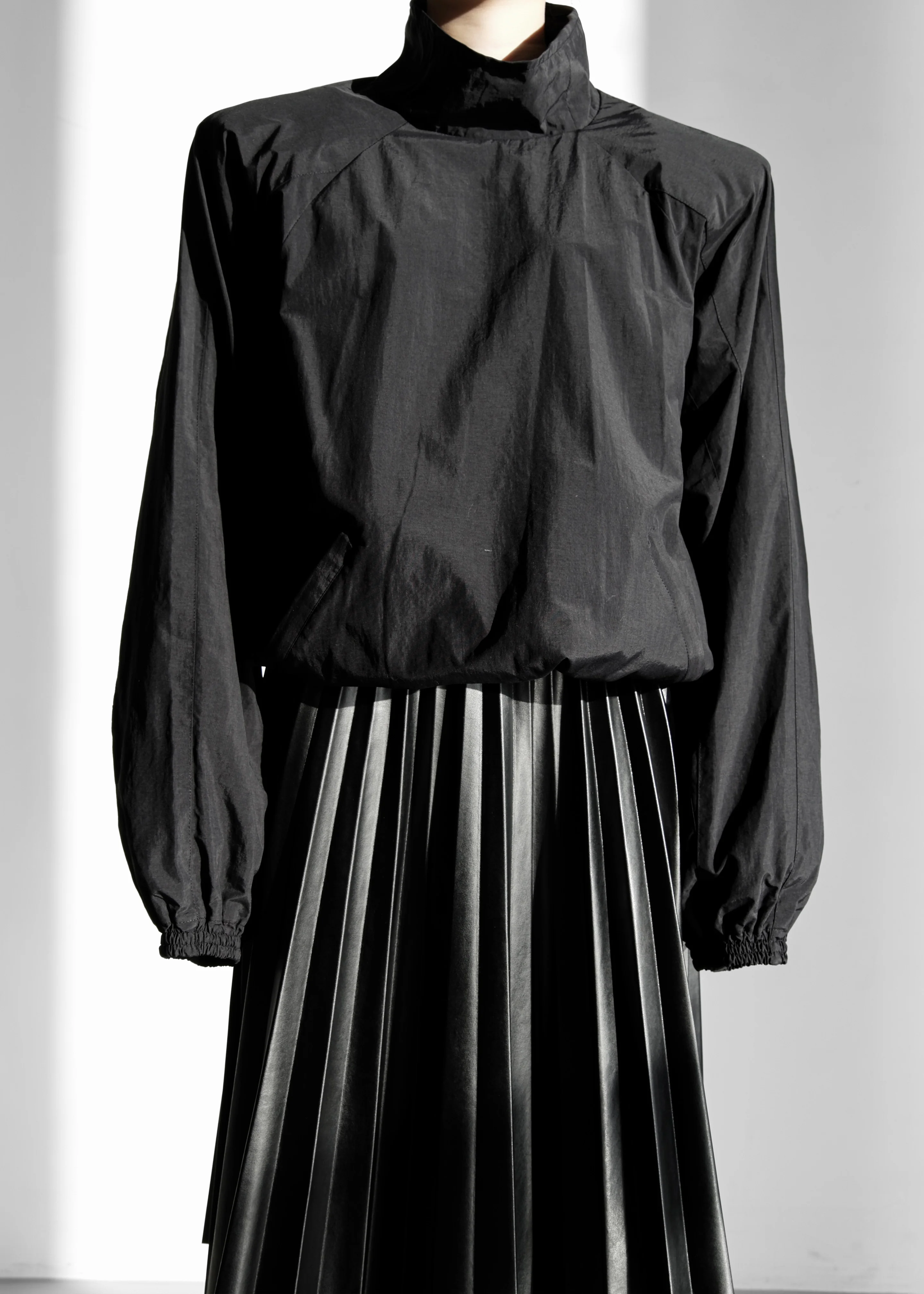 Doyle Mockneck Anorak - Black - Image 5
