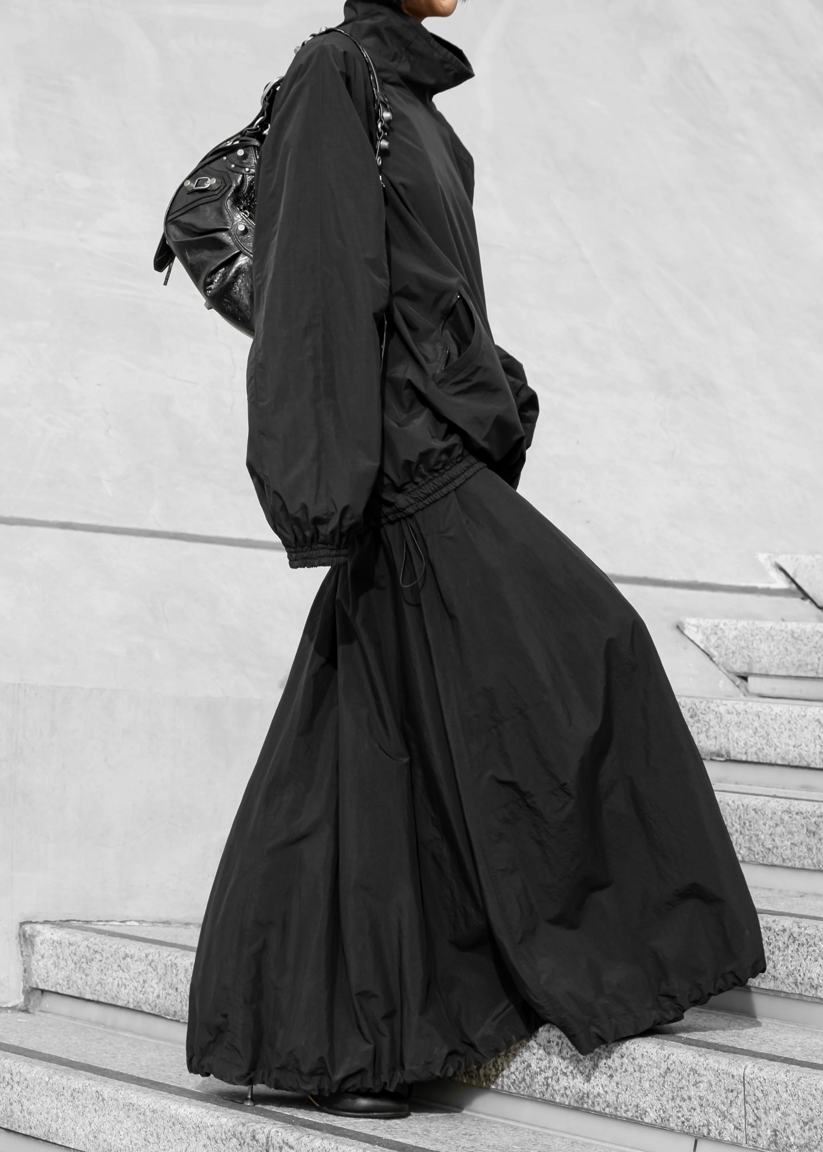 Doyle Mockneck Anorak - Black - Image 7