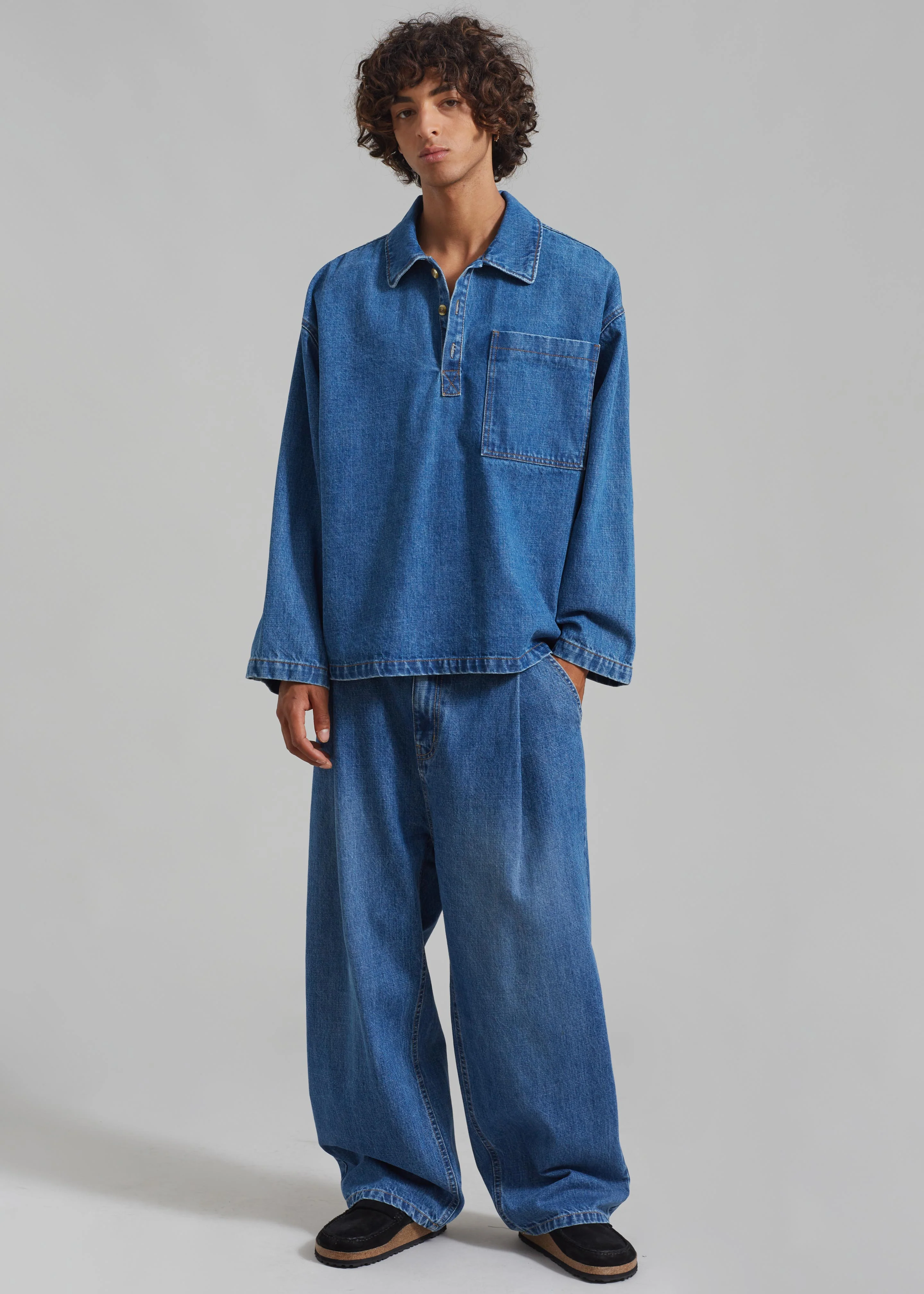 Drew Denim Pants - Medium Wash - Image 6