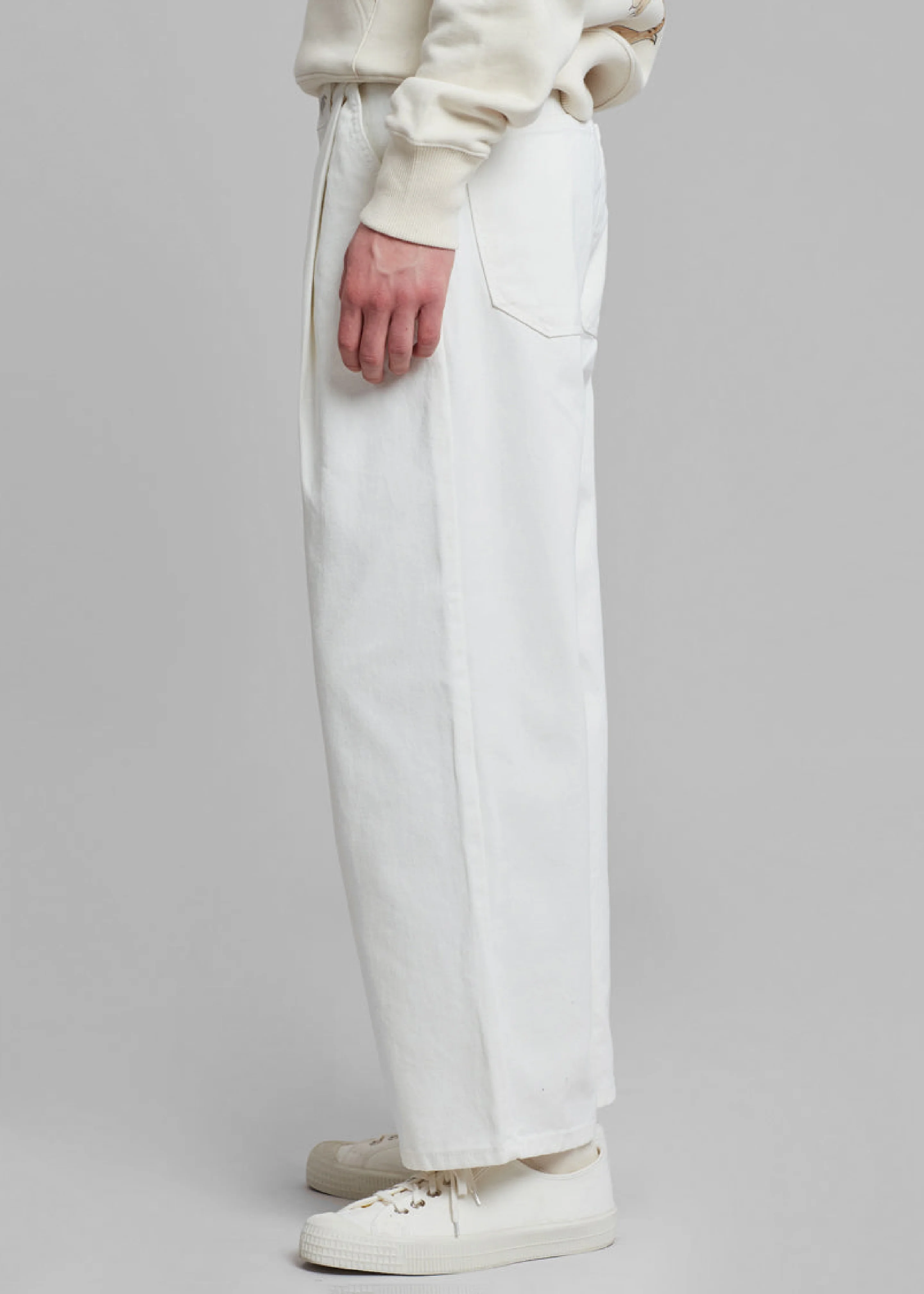 Drew Denim Pants - White - Image 11