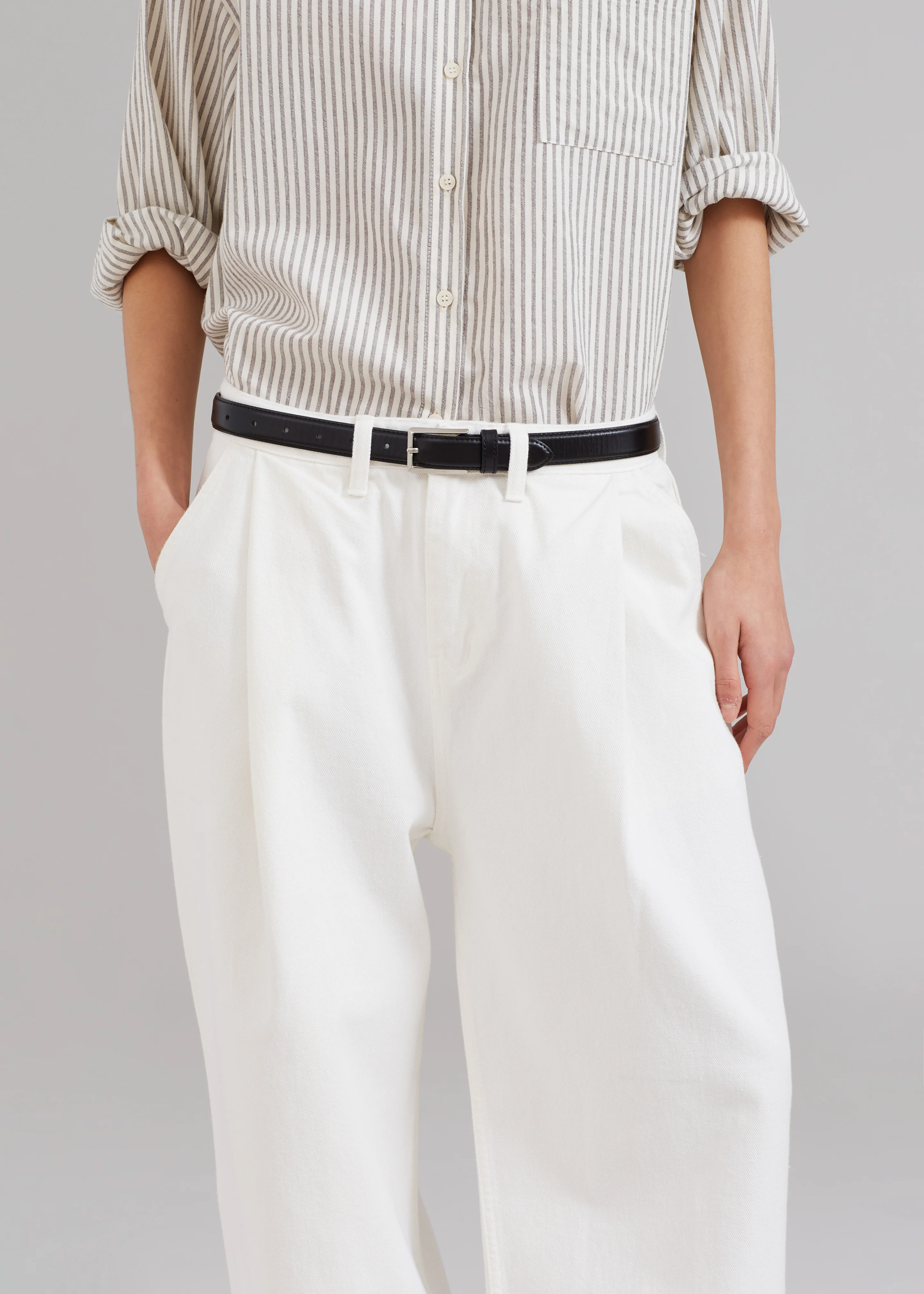 Drew Denim Pants - White - Image 3