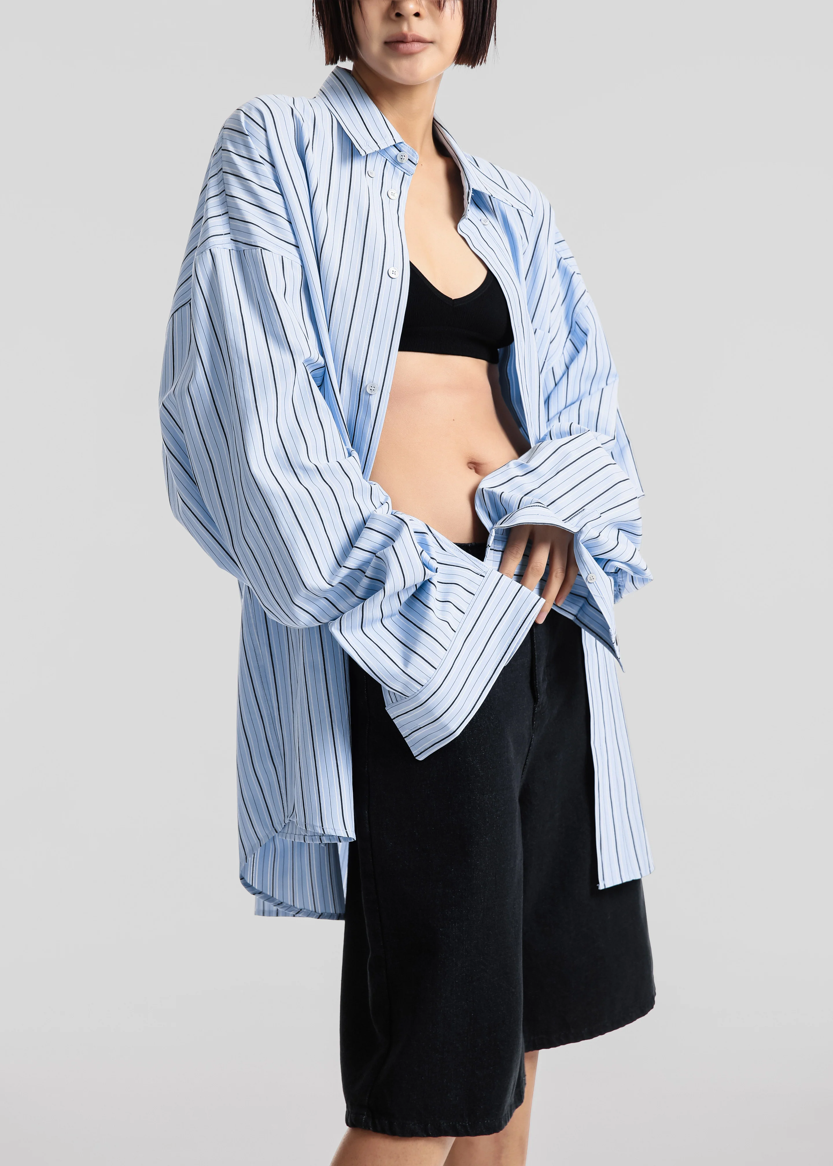 Drimna Shirt - Blue Stripe - Image 2