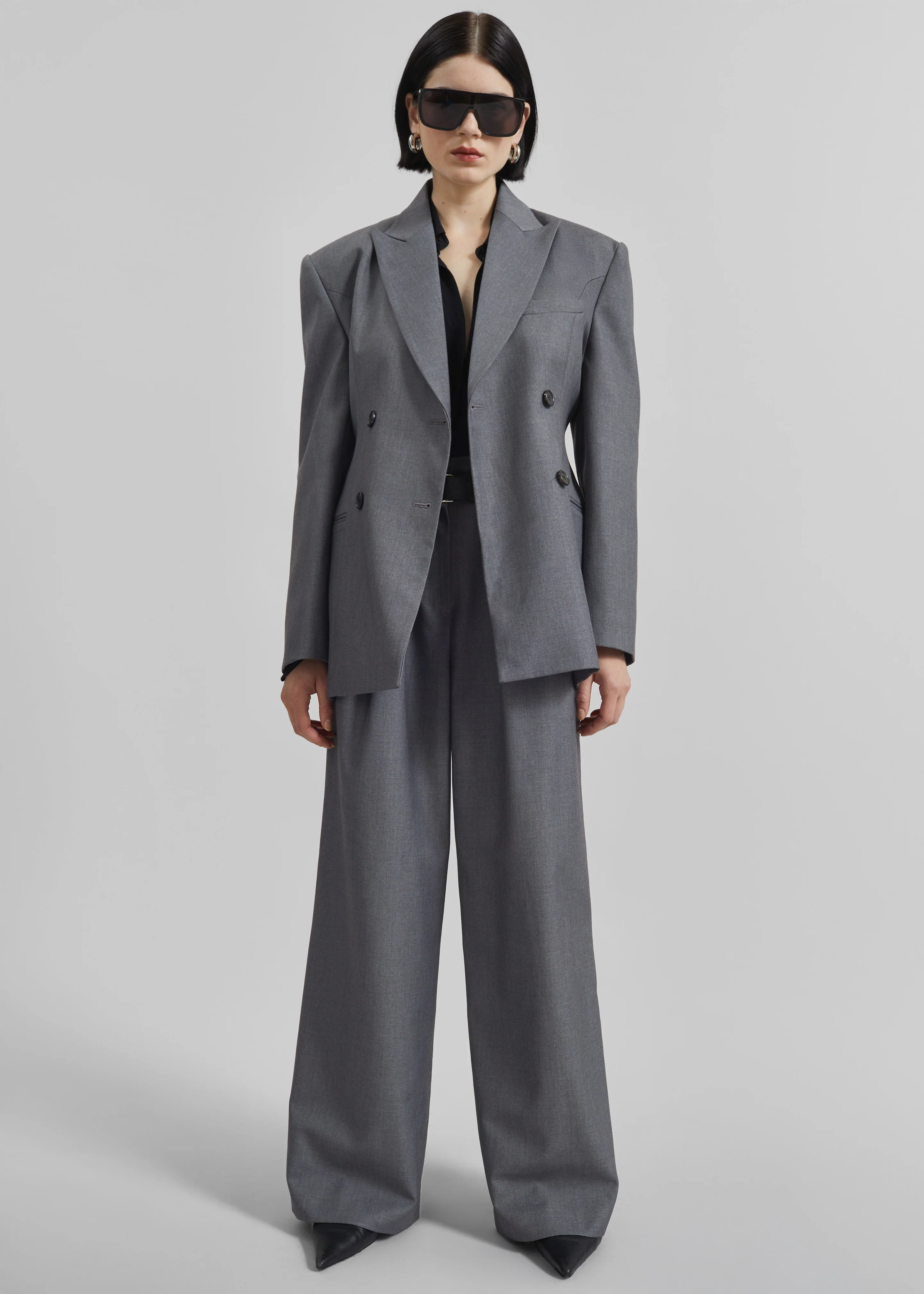 Dulverton Hourglass Blazer - Grey - Image 8