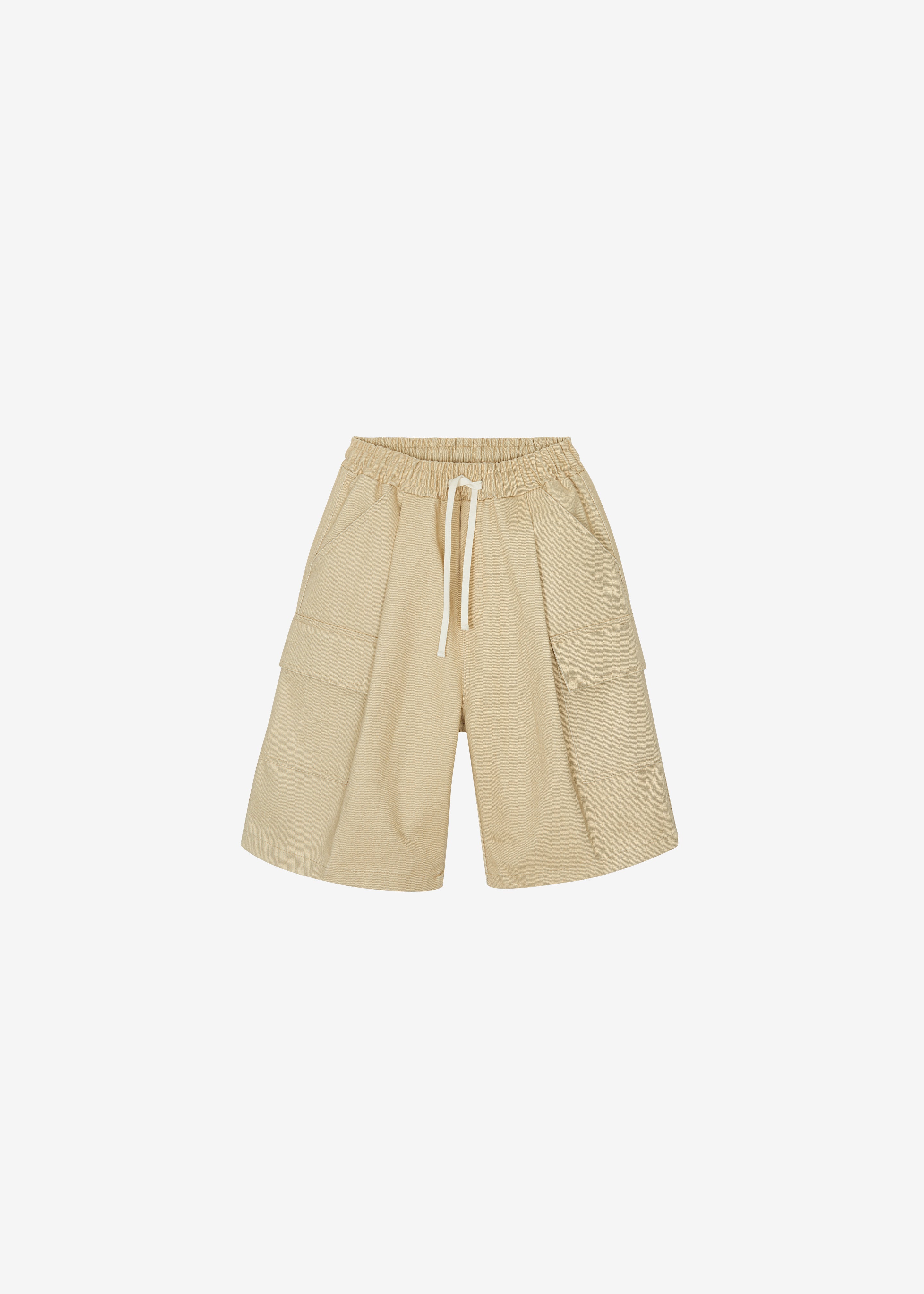 Dunwich Denim Bermuda Shorts - Beige - Image 7