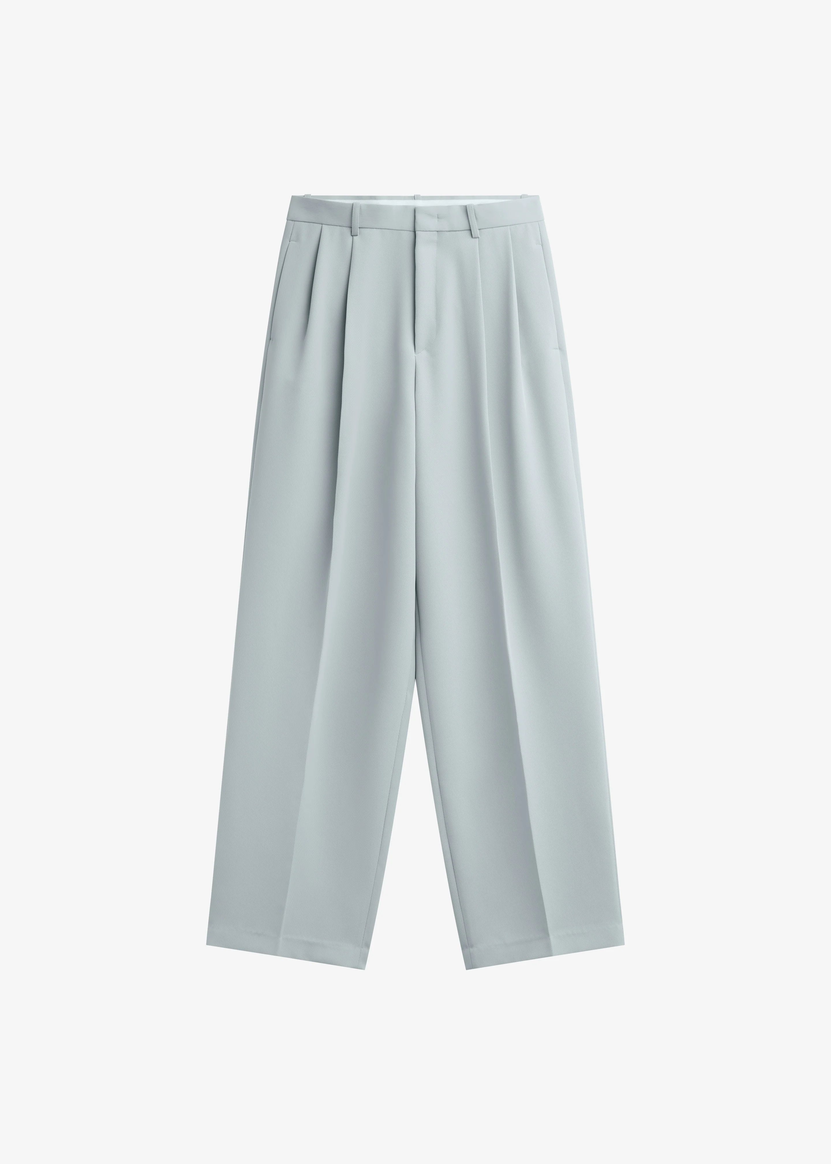 Duved Pleated Trousers - Slate Grey - Image 7
