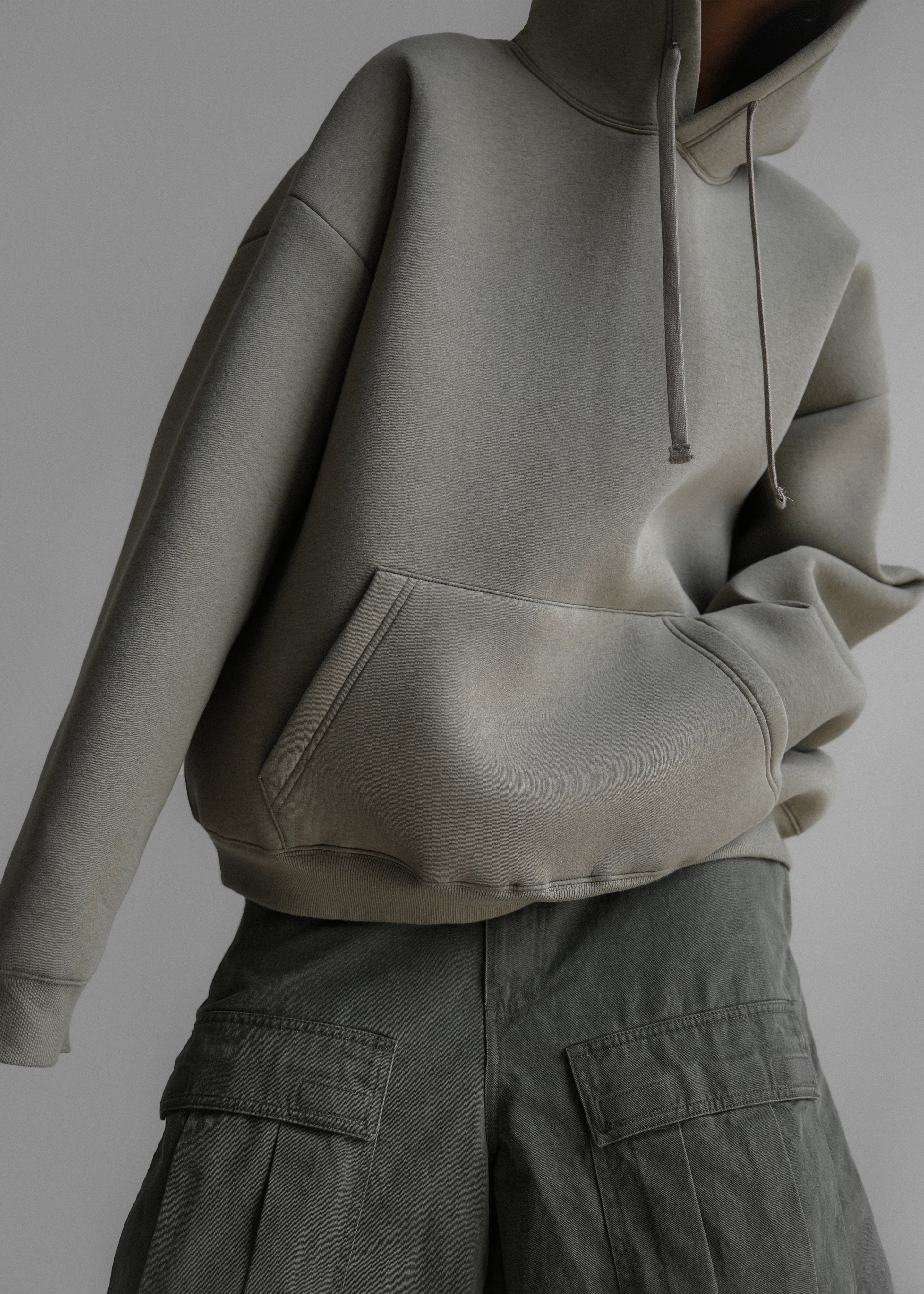 Easton Oversized Hoodie - Khaki - Image 10