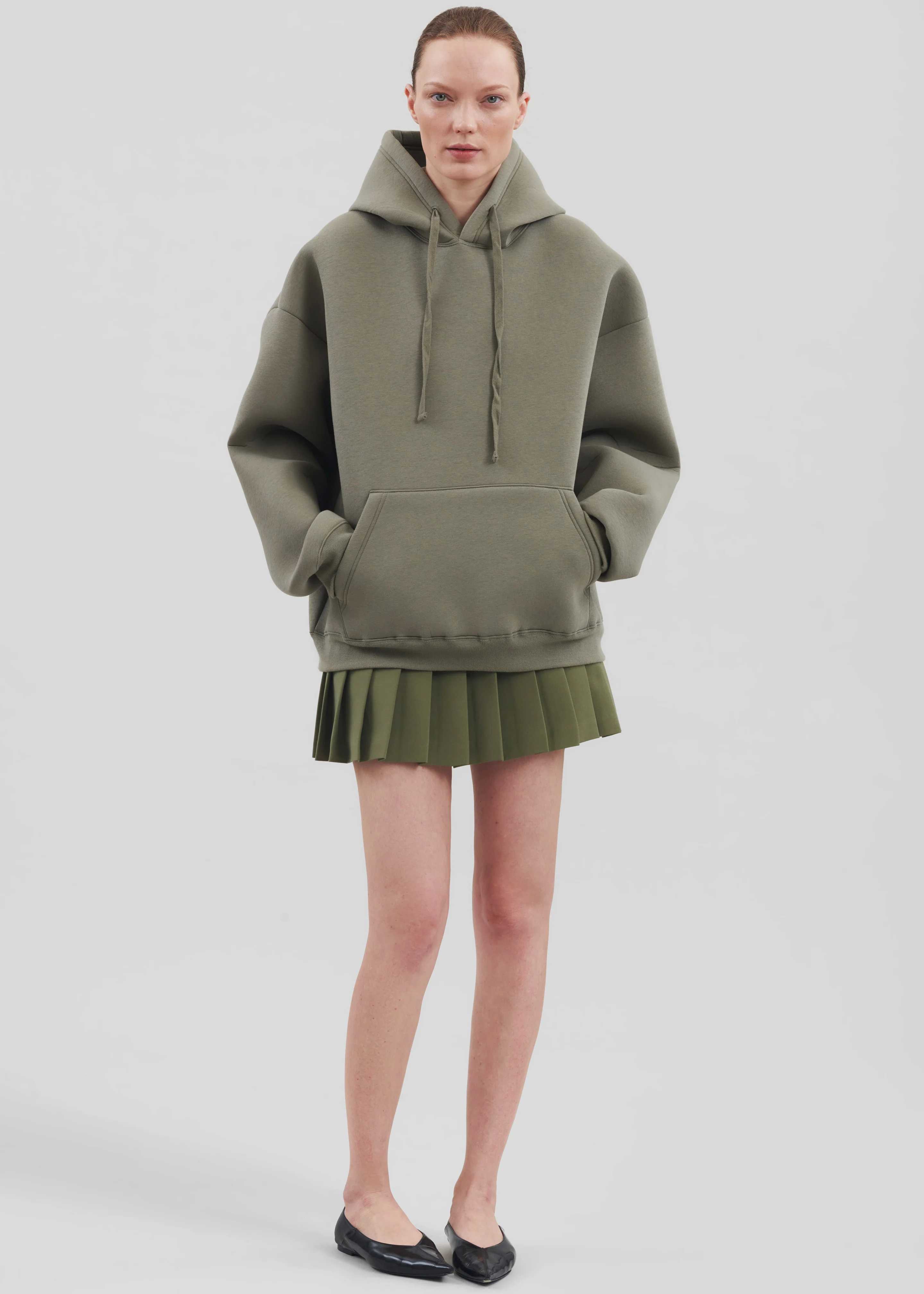 Easton Oversized Hoodie - Khaki - Image 7