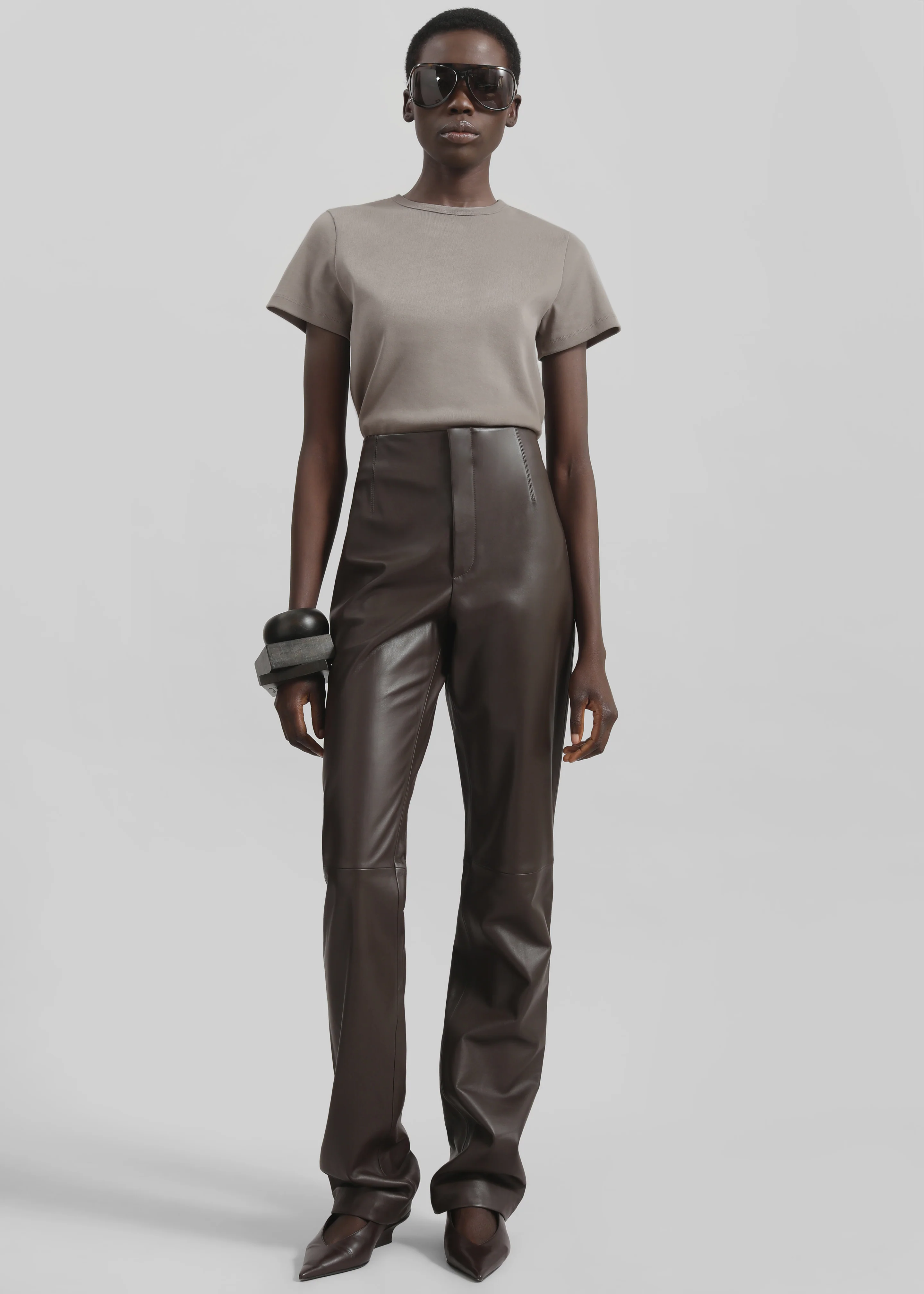 Eben Baby Tee - Taupe - Image 2