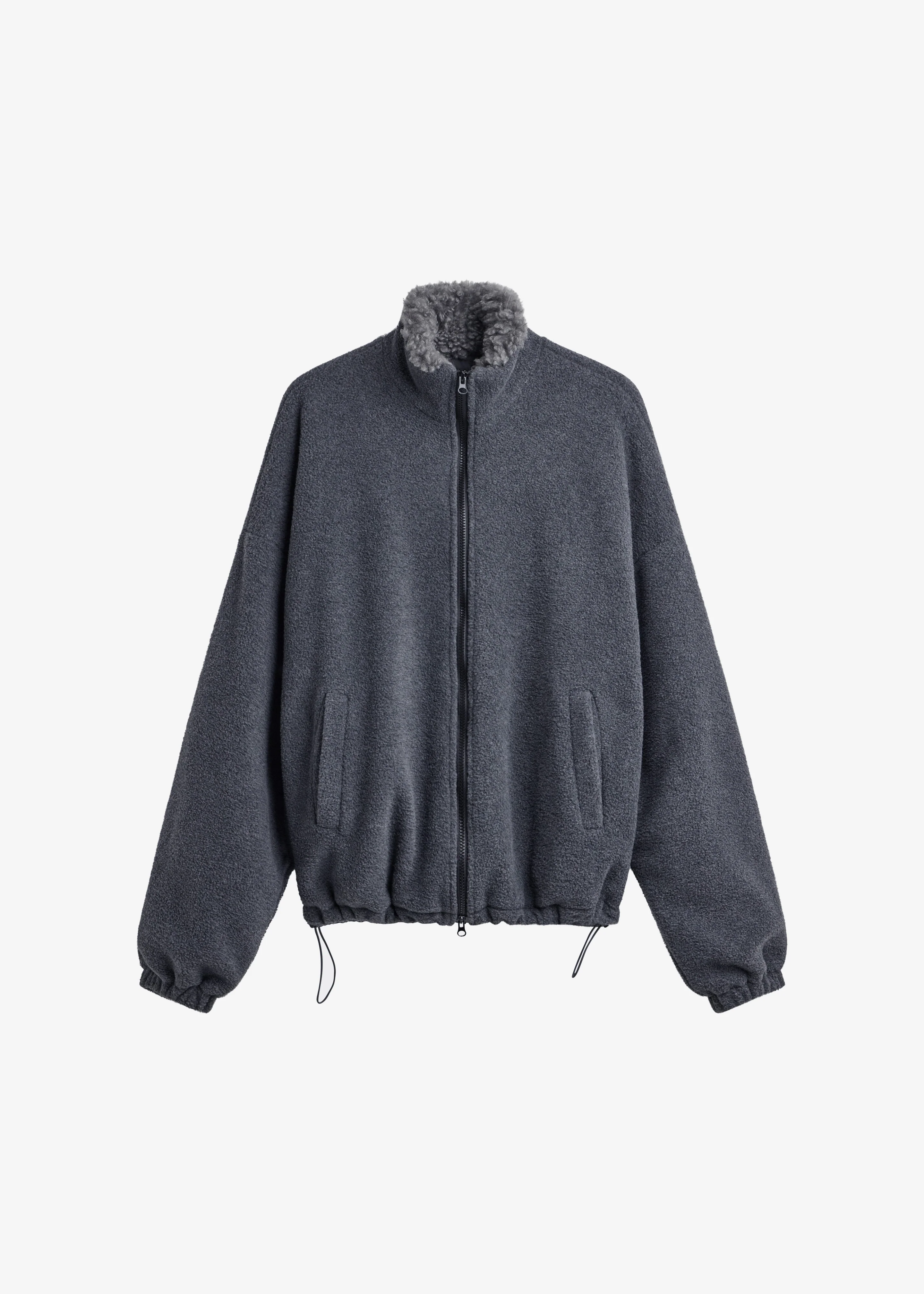 Edane Fleece Jacket - Dark Grey - Image 6