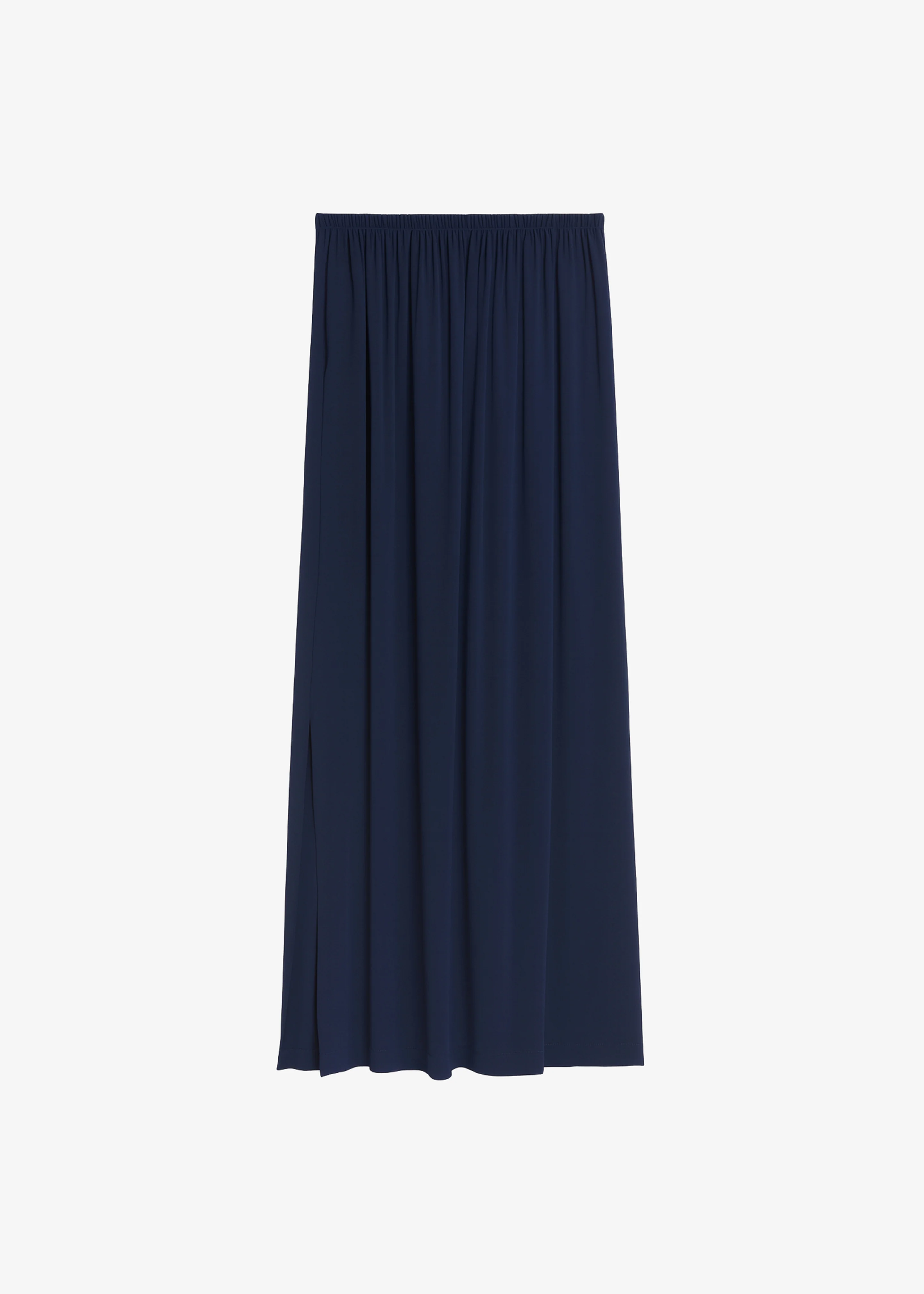 Elie Silk Fluid Maxi Skirt - Navy - Image 8