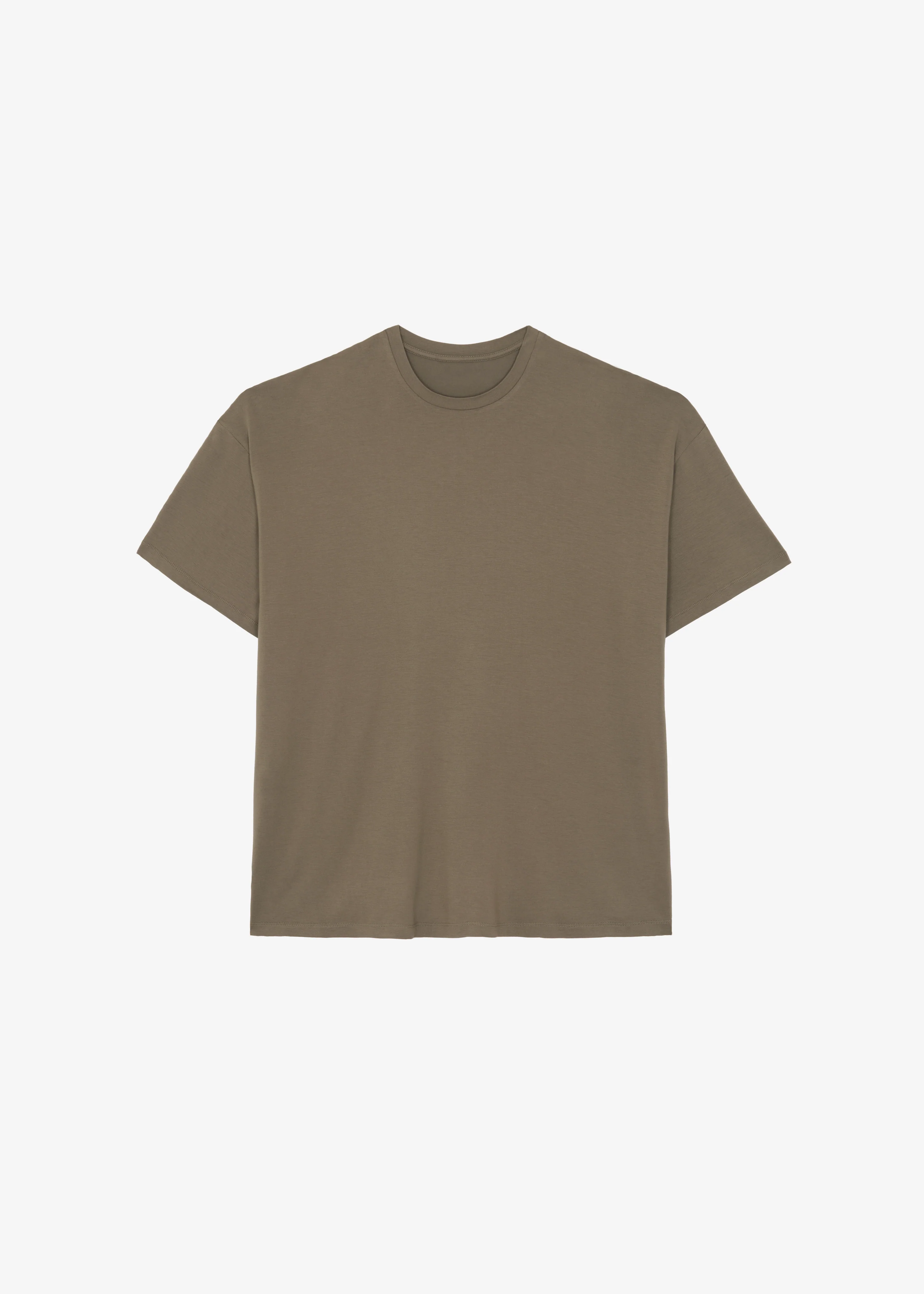 Ella Boxy Tee - Khaki Brown - Image 11
