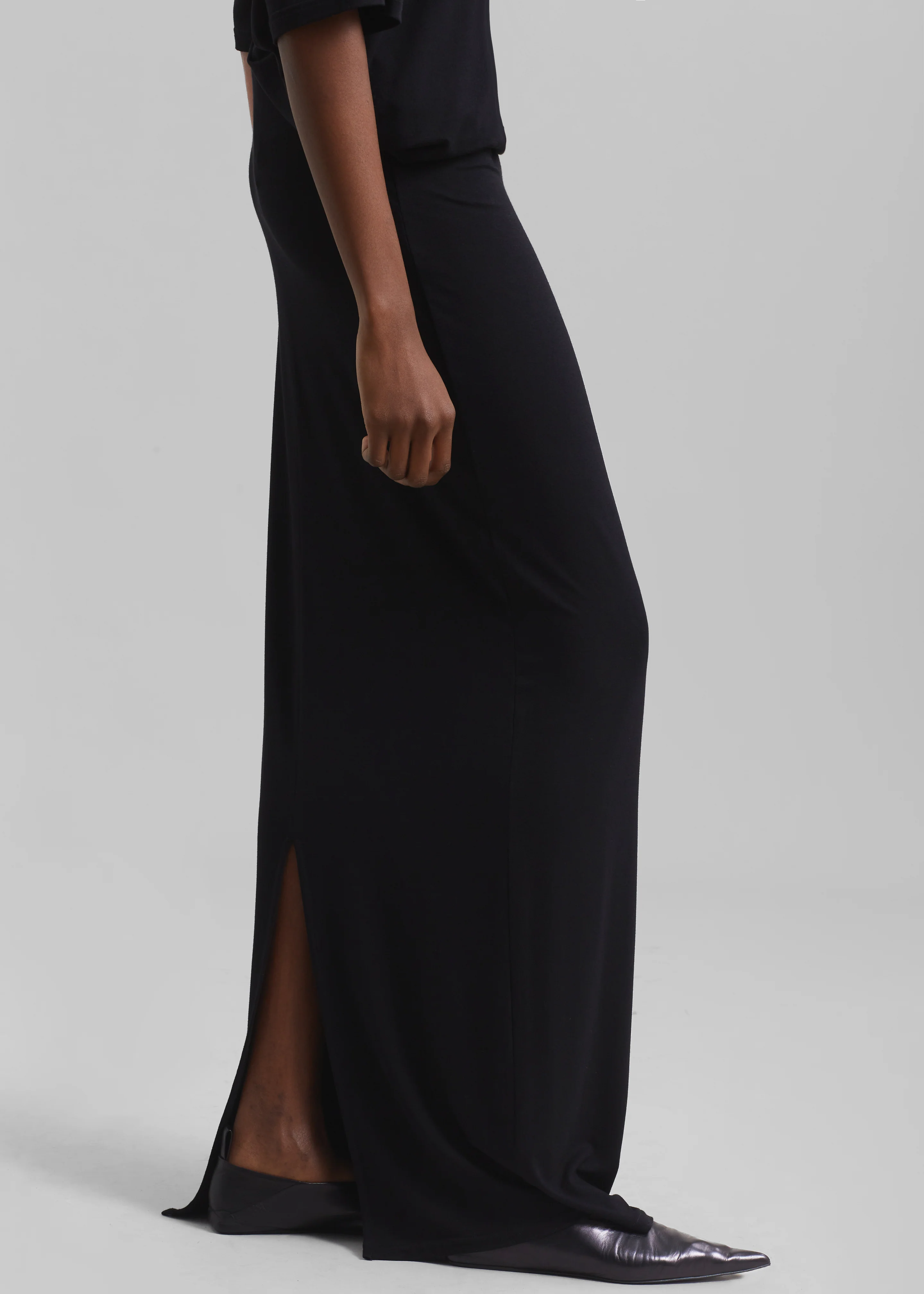 Ella Maxi Skirt - Black - Image 4