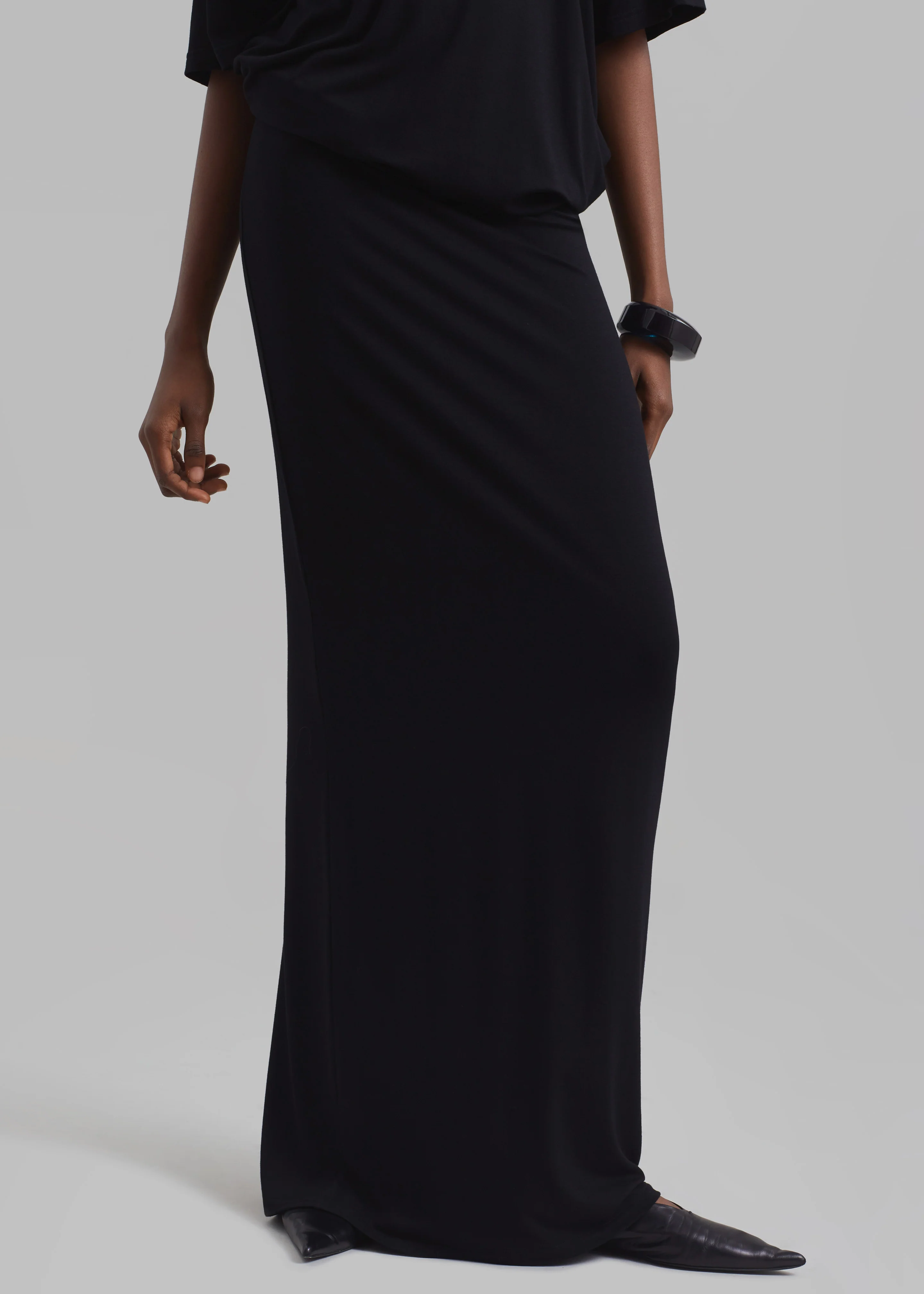 Ella Maxi Skirt - Black - Image 5