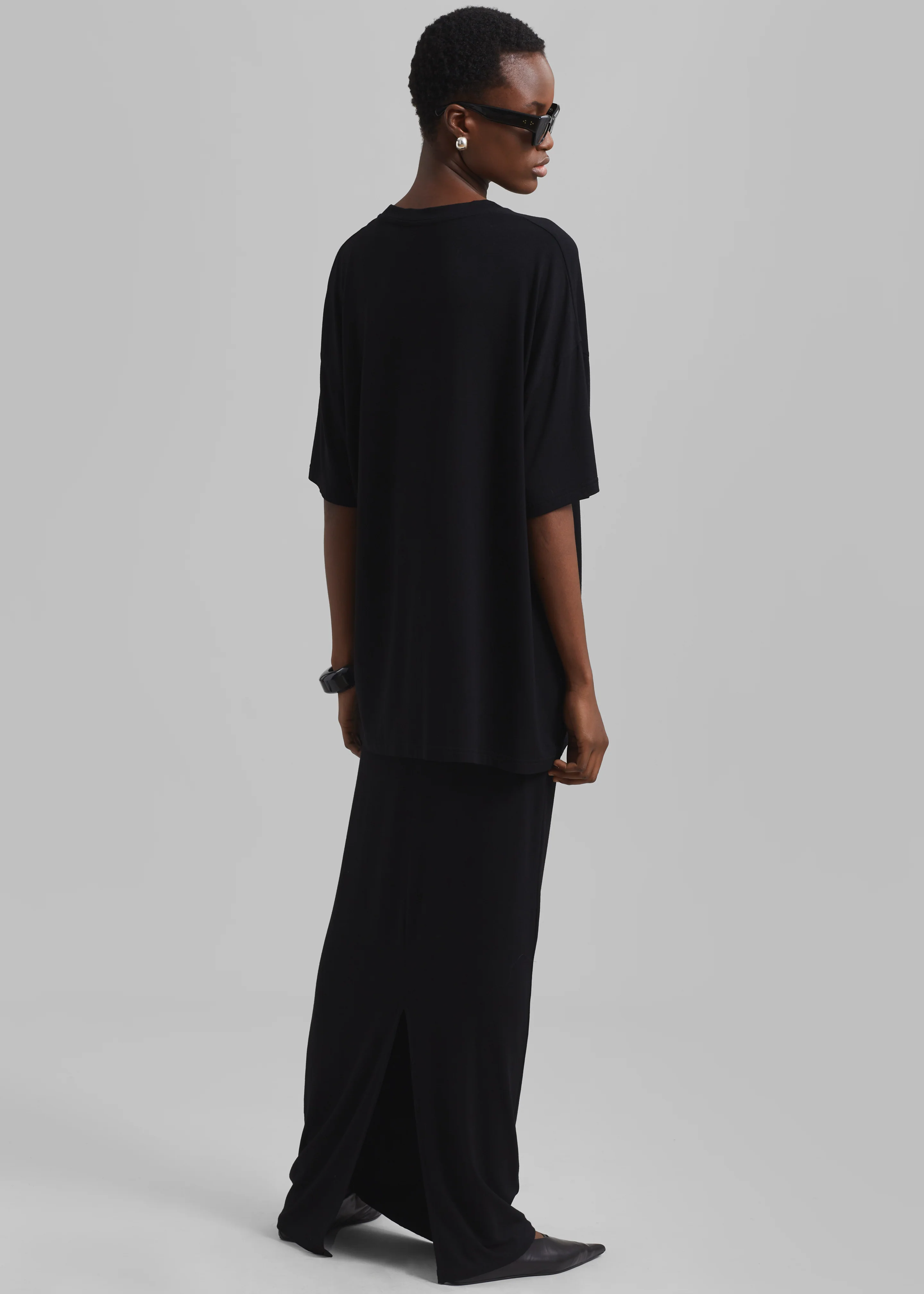 Ella Maxi Skirt - Black - Image 7