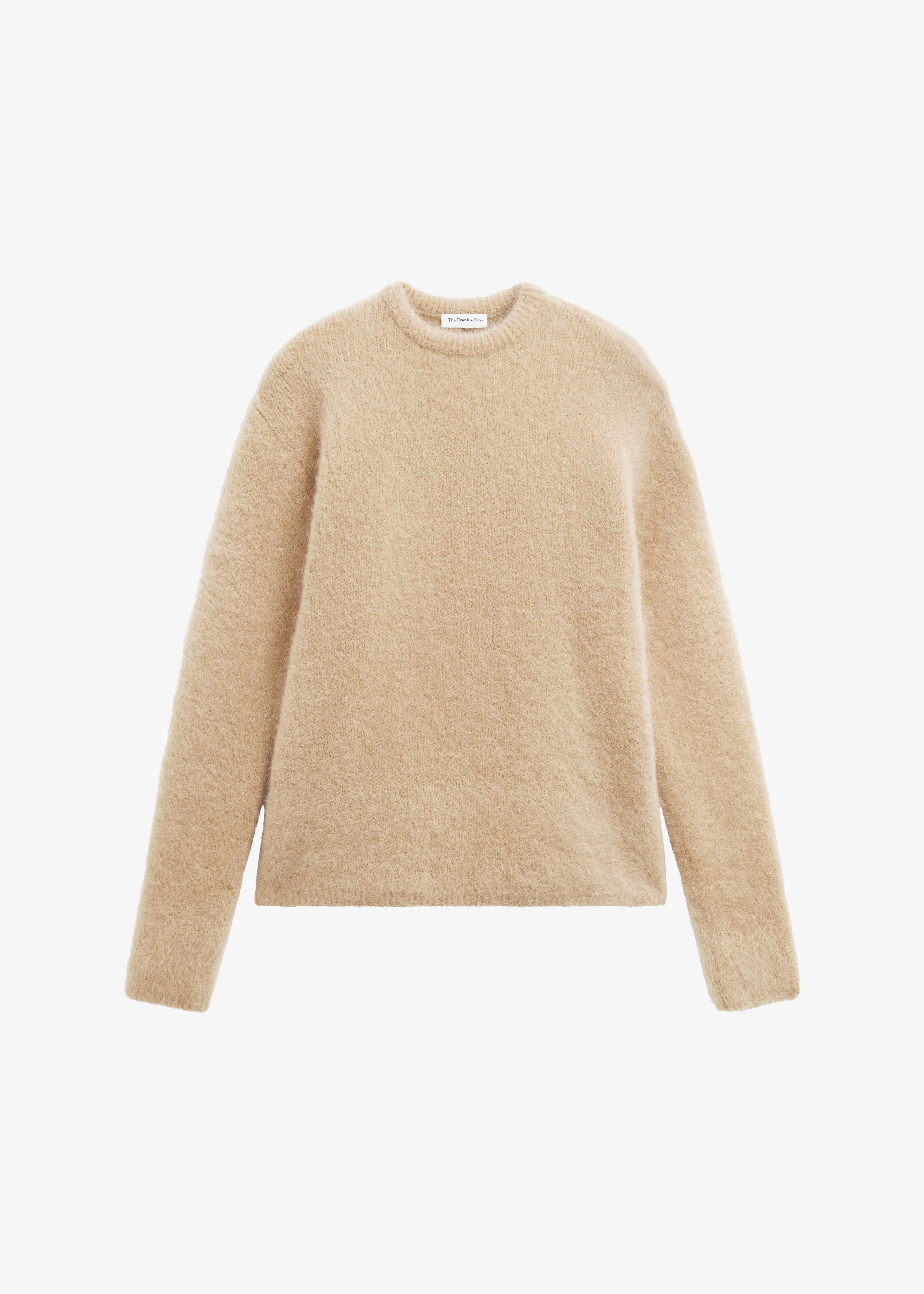 Ellery Mohair Crewneck Sweater - Beige - Image 9