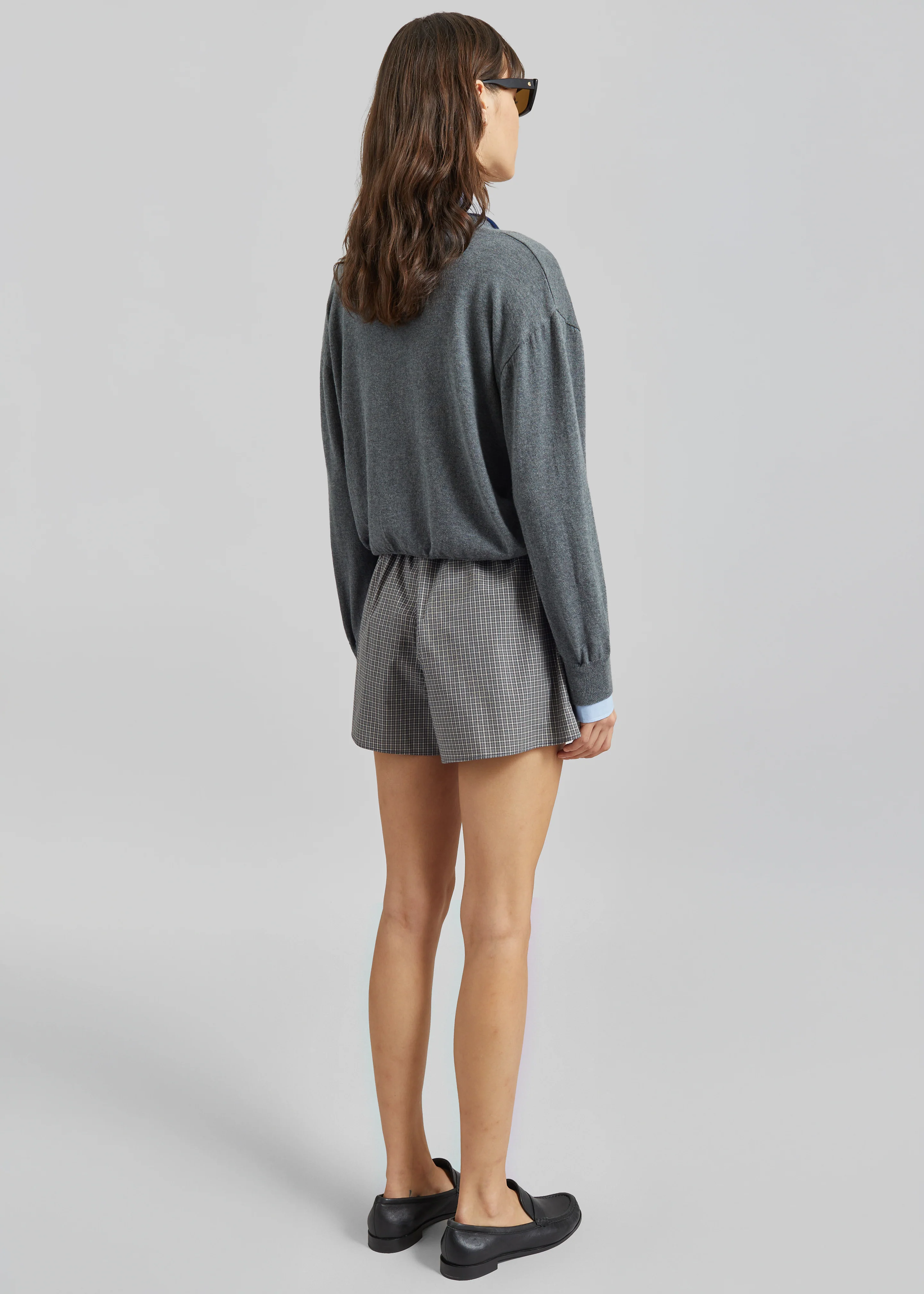 Ello Boxer Shorts - Checked Grey - Image 5
