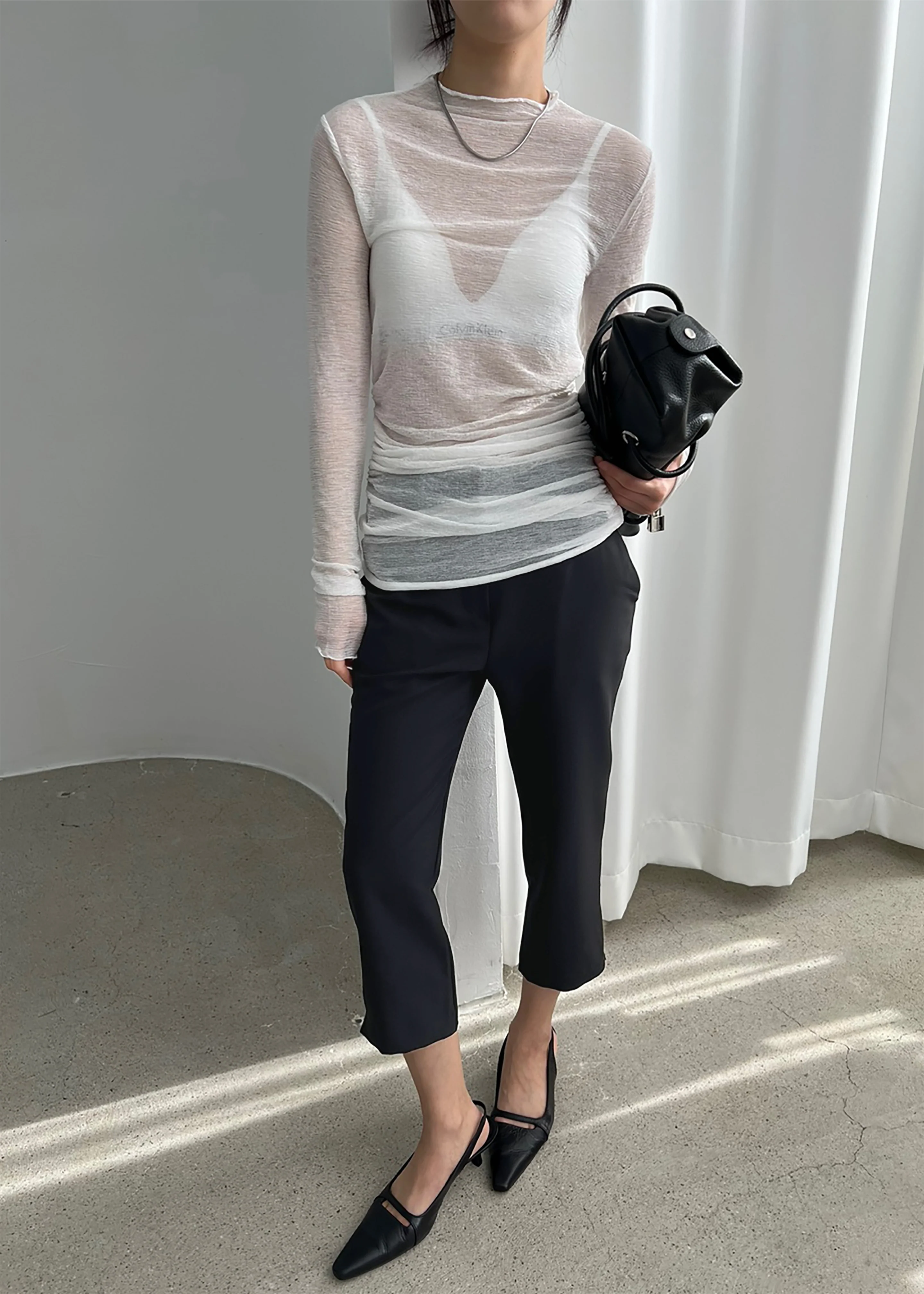 Emersyn Capri Pants - Black - Image 3