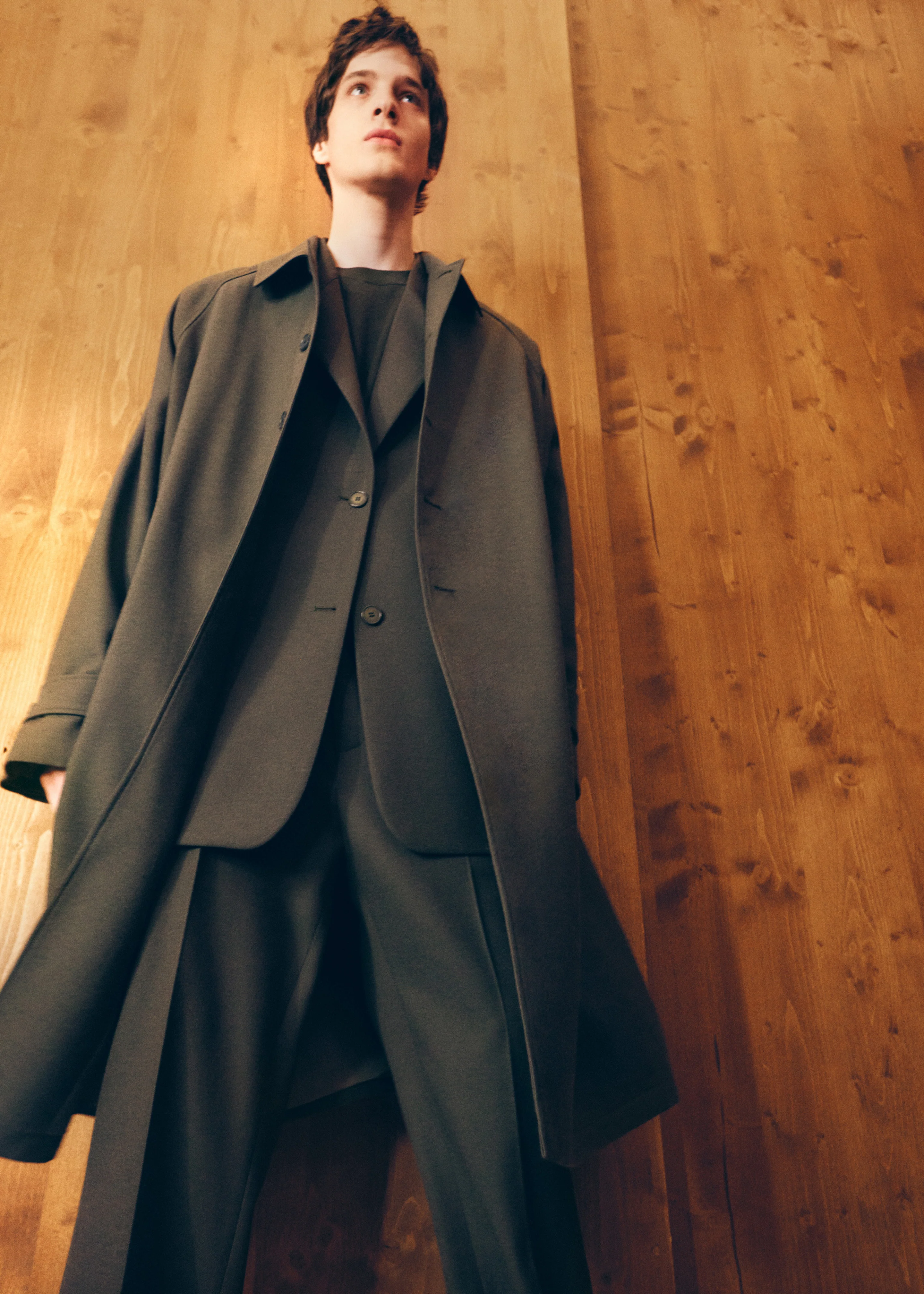 Emil Wool-Blend Trench - Army Green - Image 7