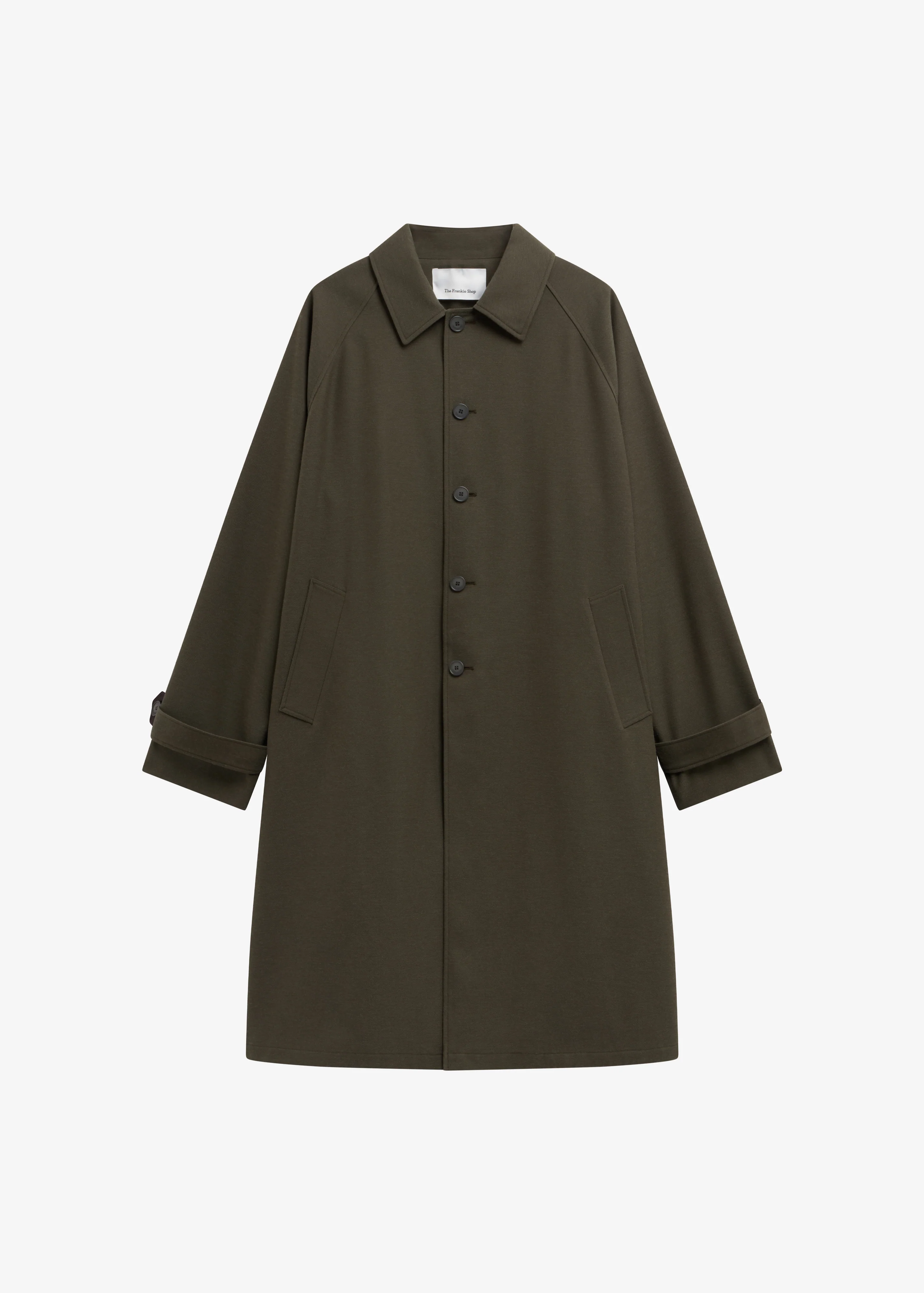 Emil Wool-Blend Trench - Army Green - Image 9