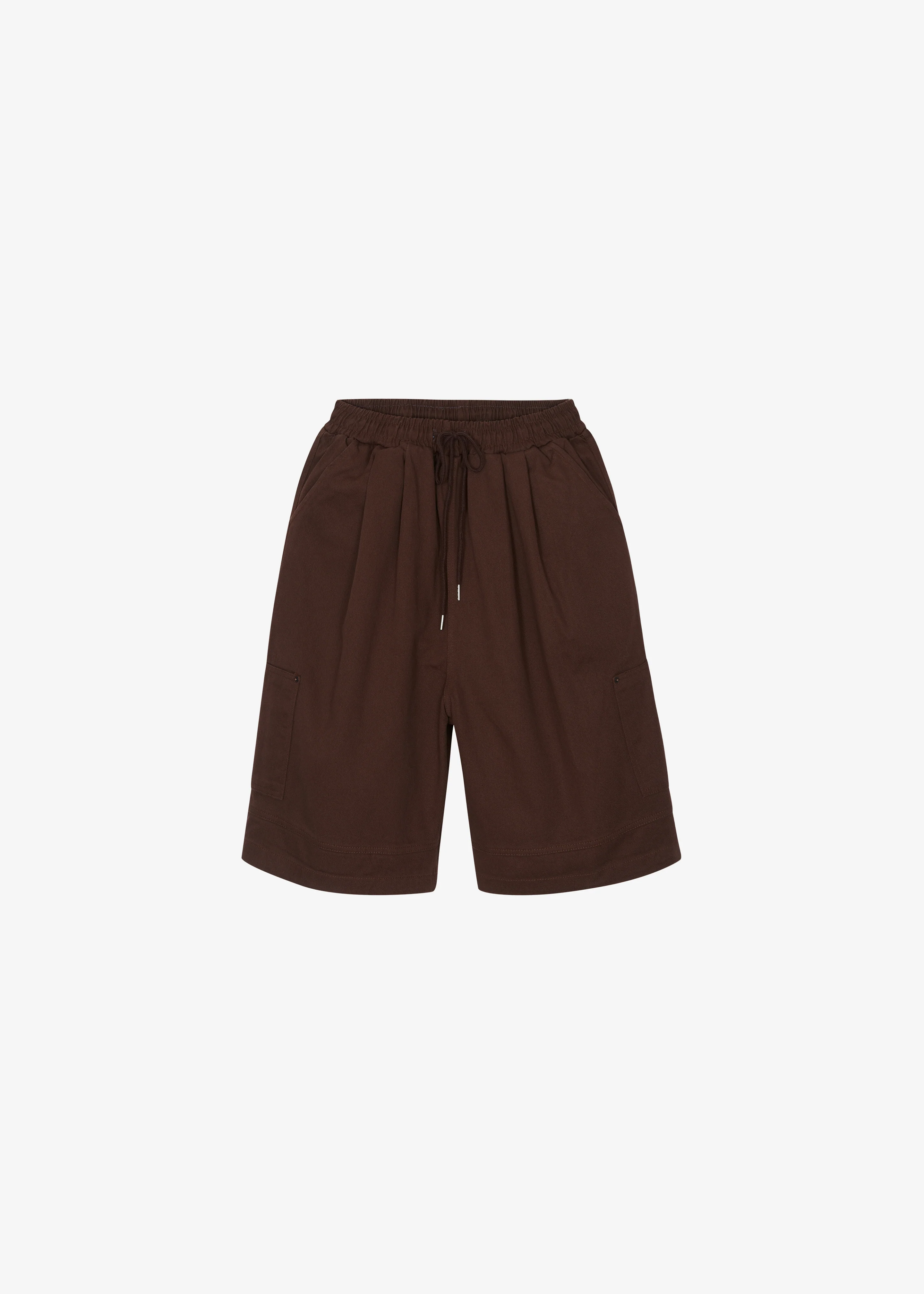 Esher Denim Bermuda Shorts - Brown - Image 6