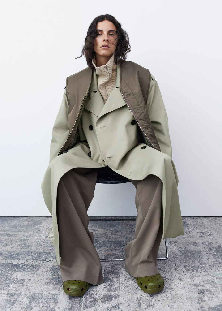 Eugene Trench Coat - Pale Khaki - Image 11