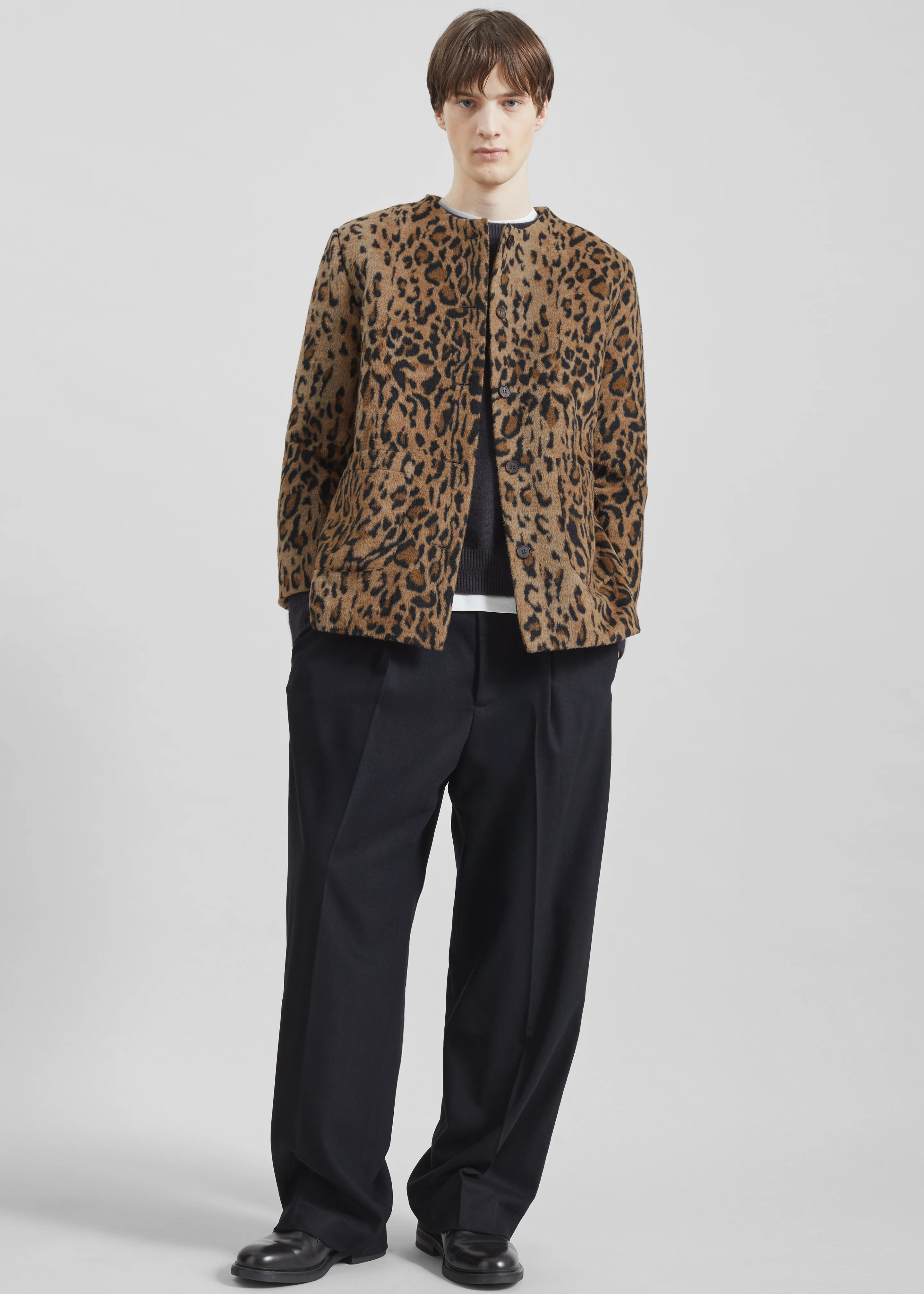 Evolene Boxy Jacket - Leopard Brown - Image 10