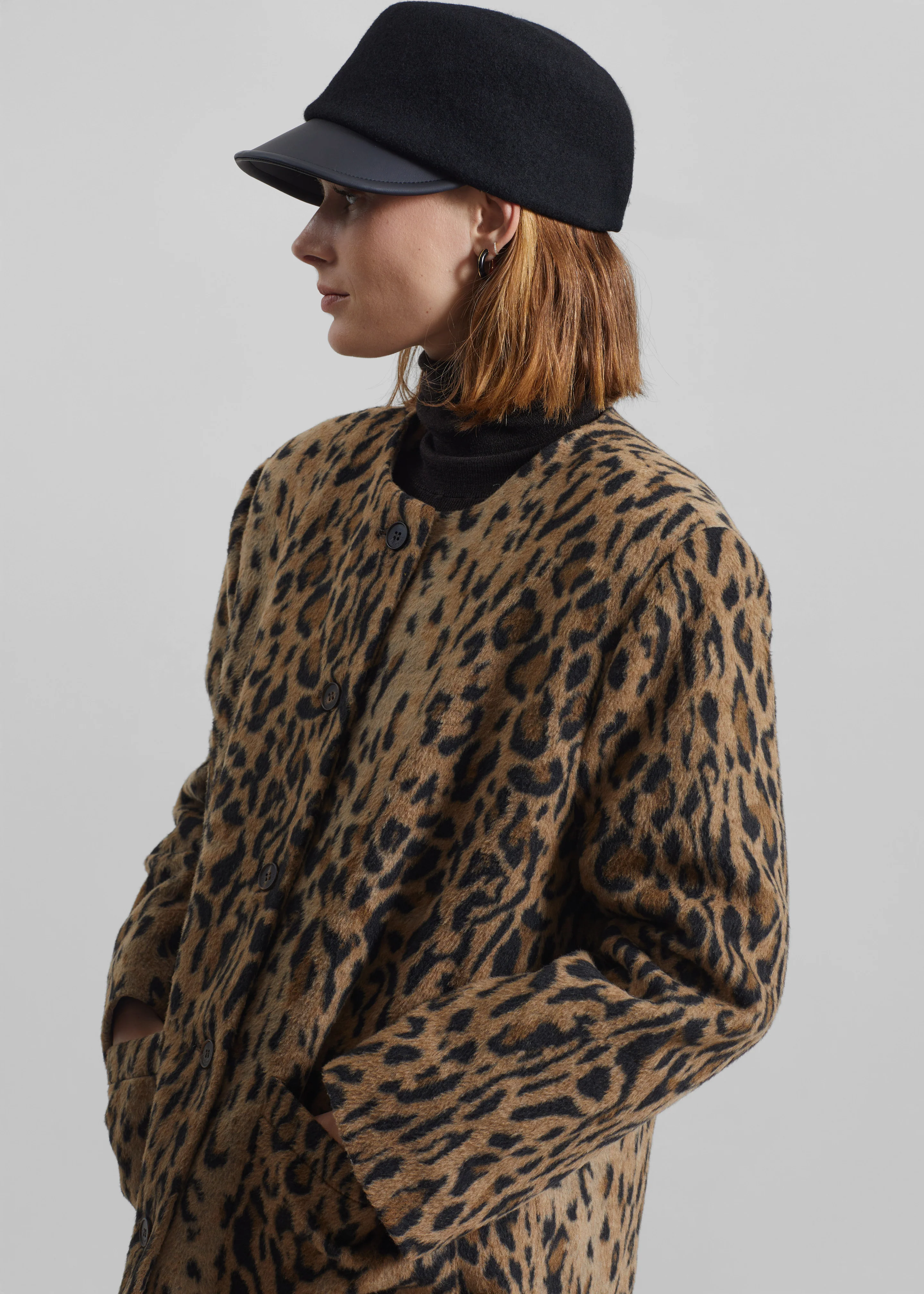 Evolene Boxy Jacket - Leopard Brown - Image 6