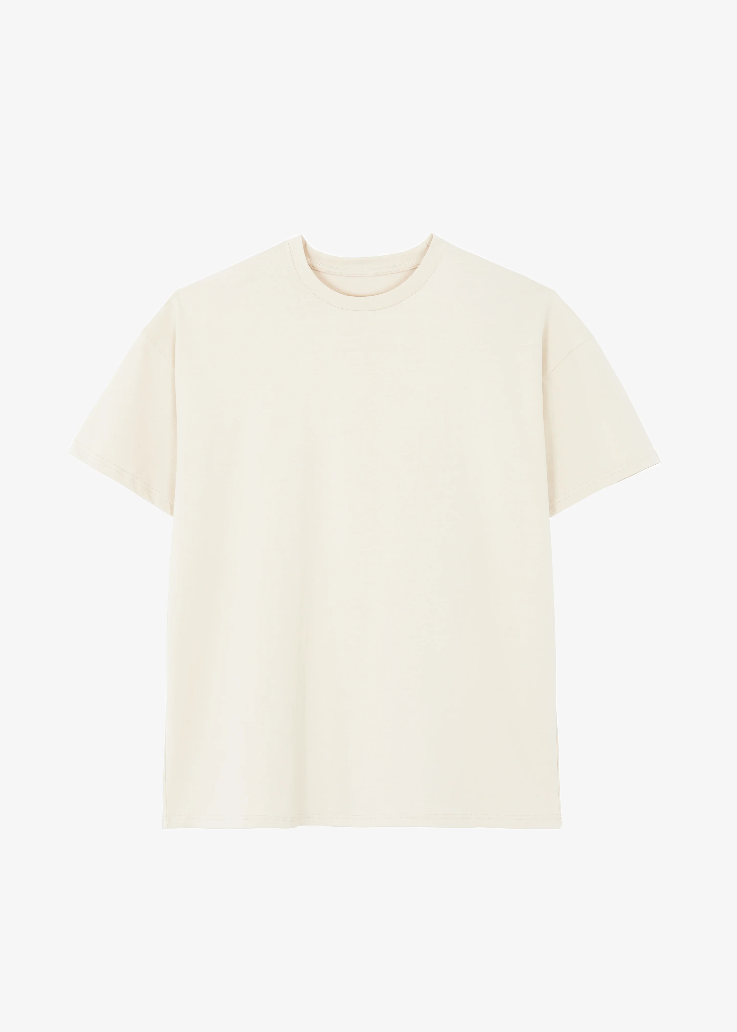 Faro Boxy Tee - Beige - Image 5
