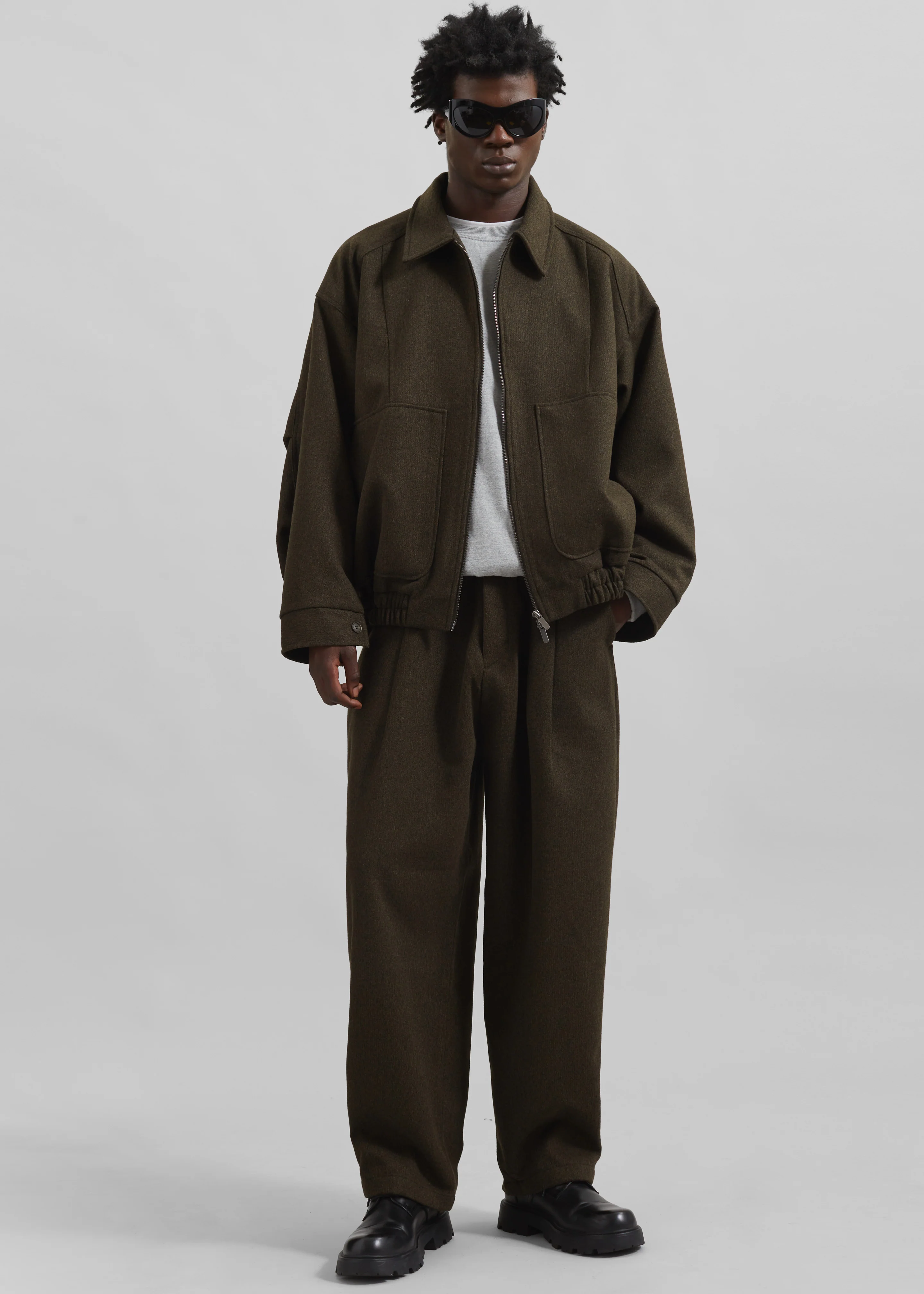 Felix Jacket - Dark Olive - Image 3