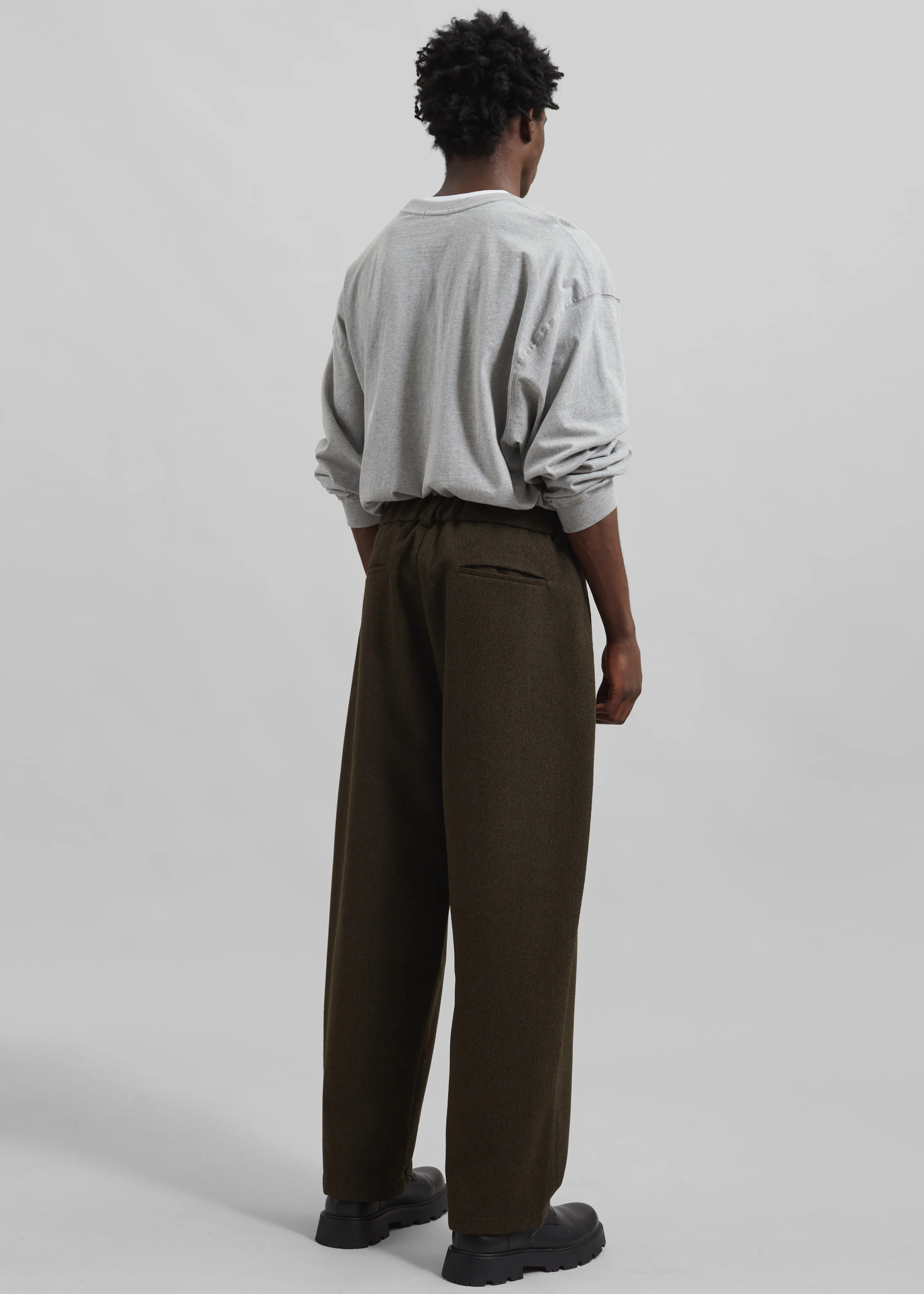Felix Trousers - Dark Olive - Image 8