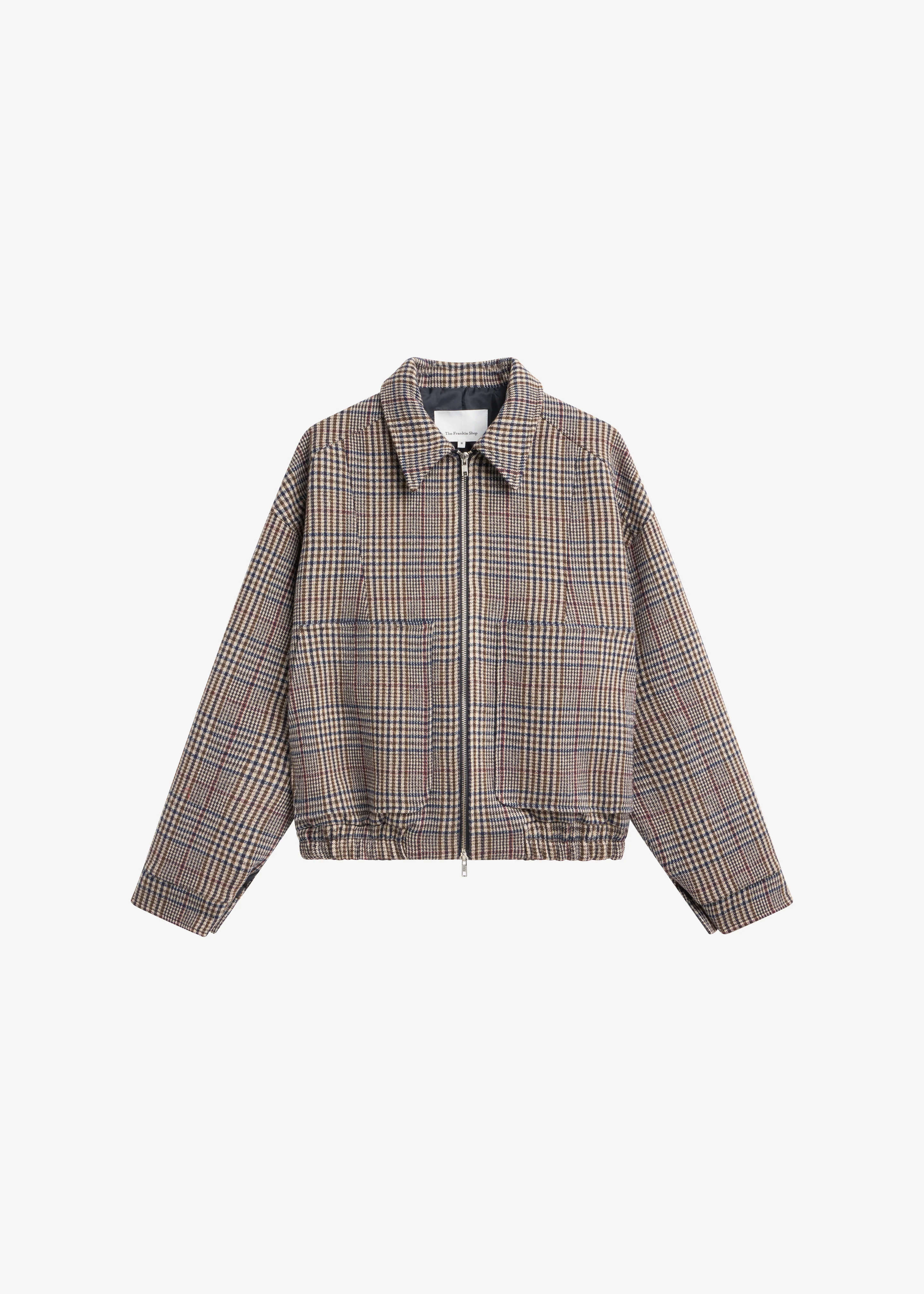 Felix Wool Jacket - Beige Glen Plaid - Image 13