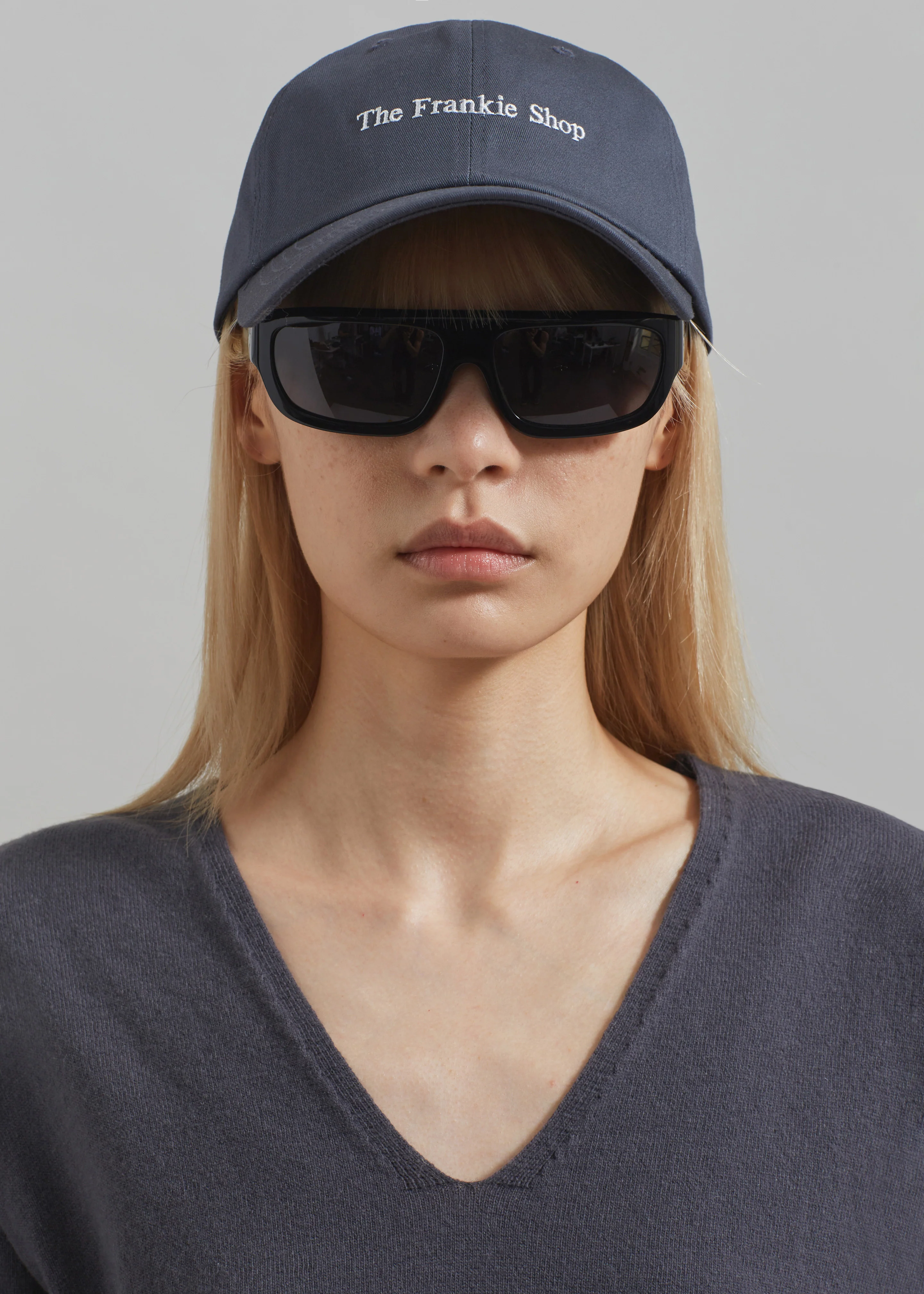Frankie Baseball Cap - Deep Navy - Image 3