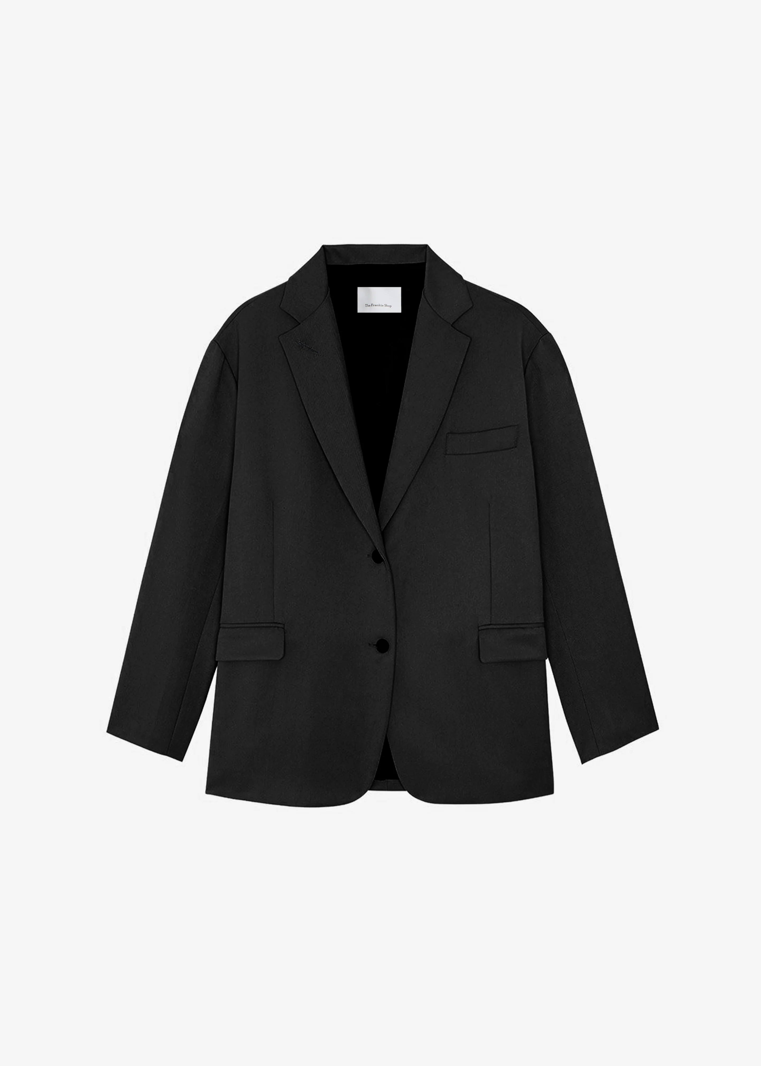 Frankie Oversized Boyfriend Blazer - Black - Image 9
