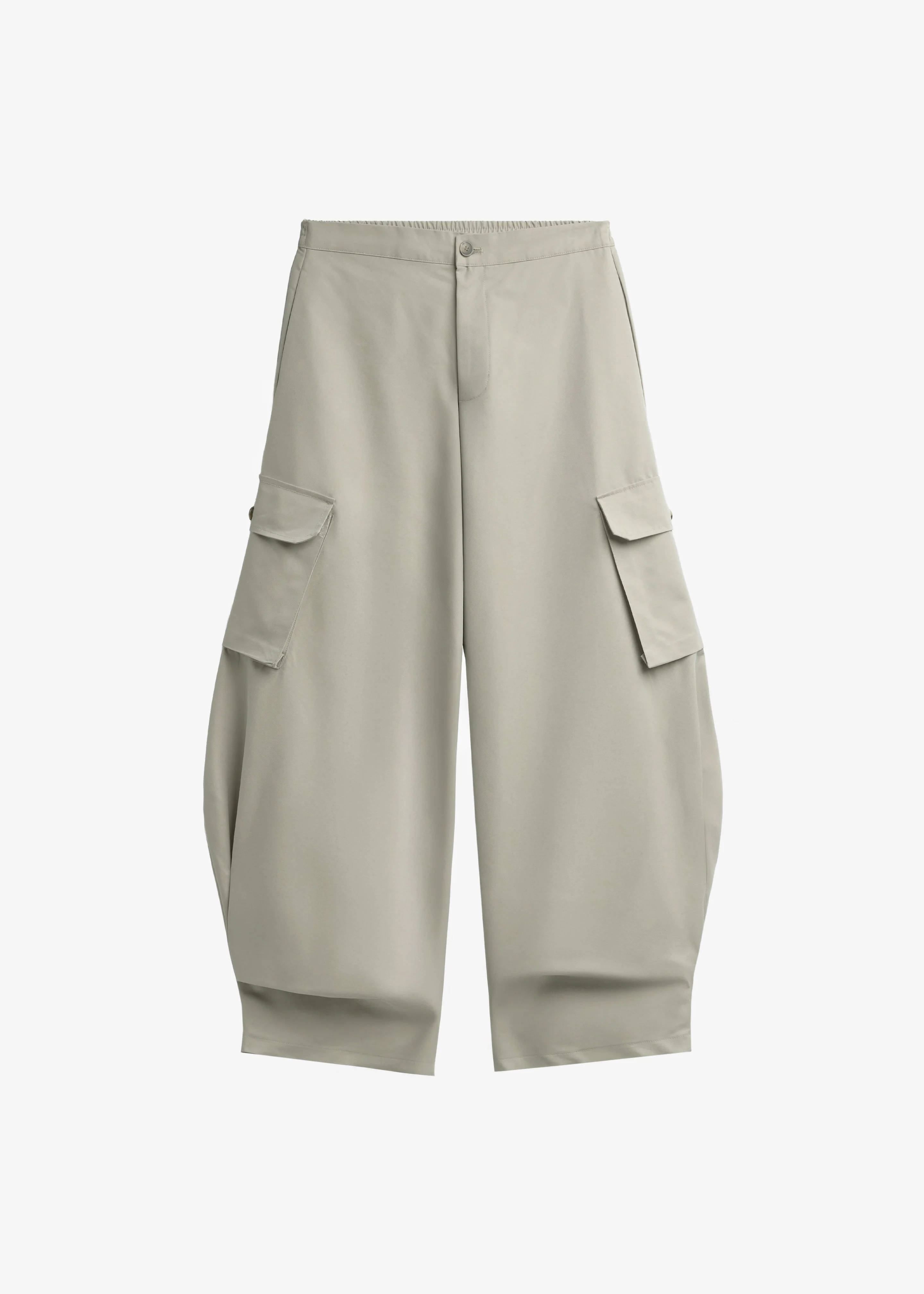 Geilo Barrel Leg Pants - Beige - Image 7