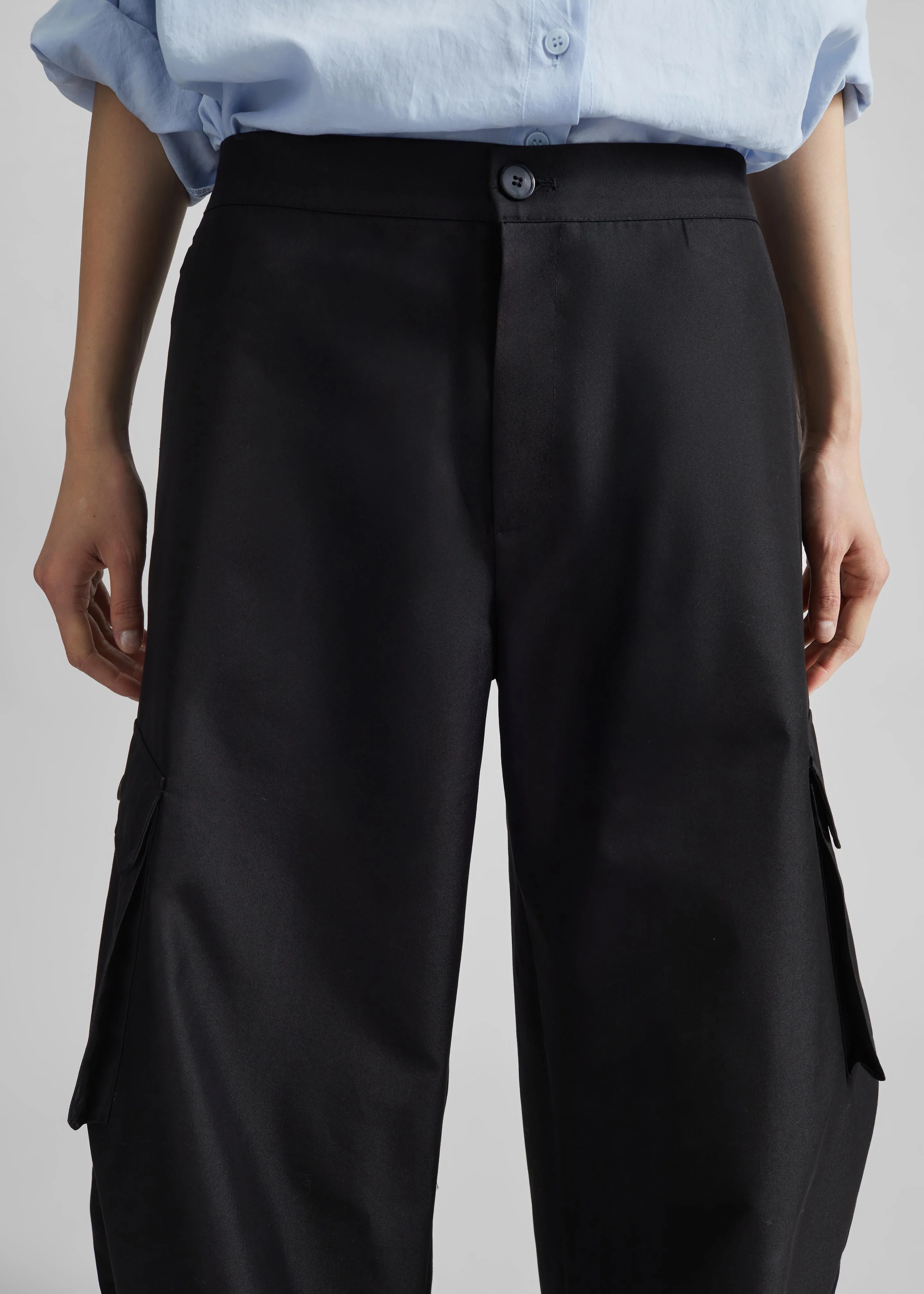 Geilo Barrel Leg Pants - Black - Image 4