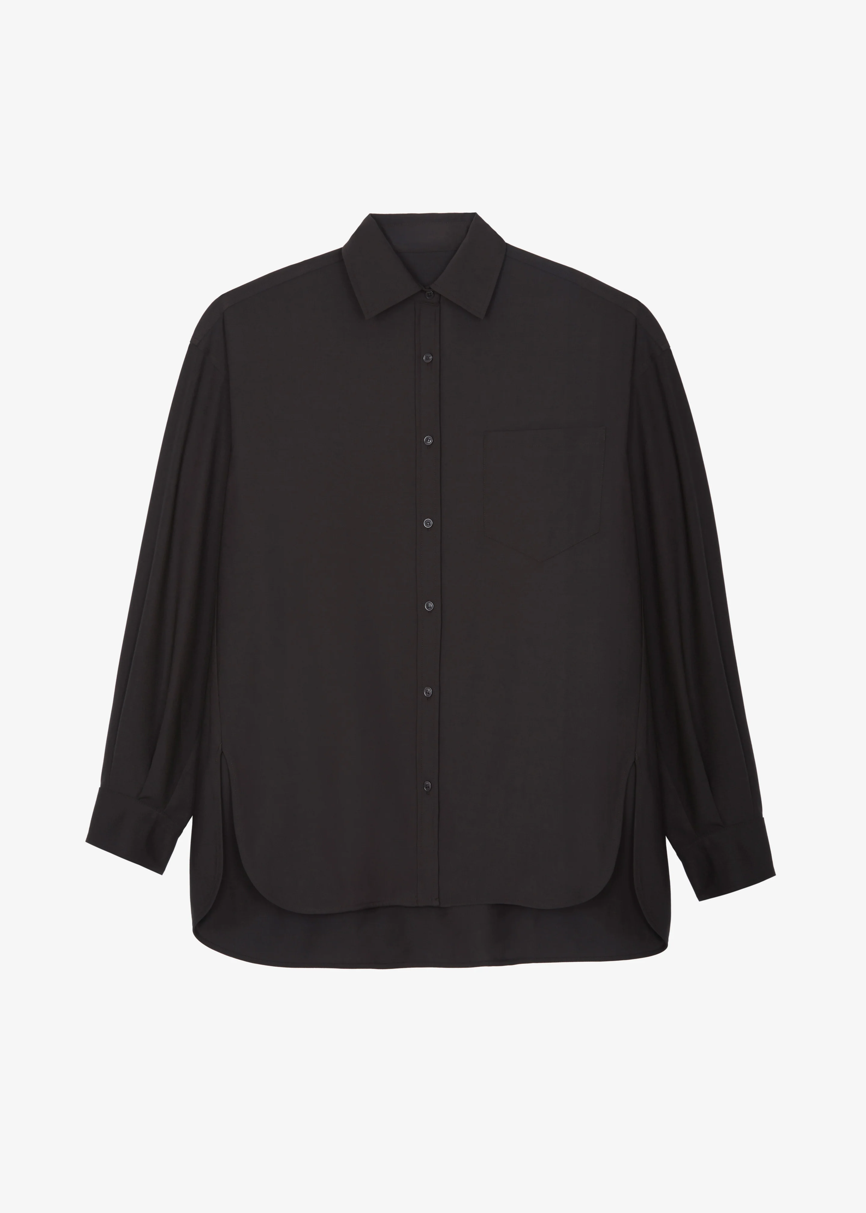 Georgia Wool Blend Shirt - Brown - Image 9