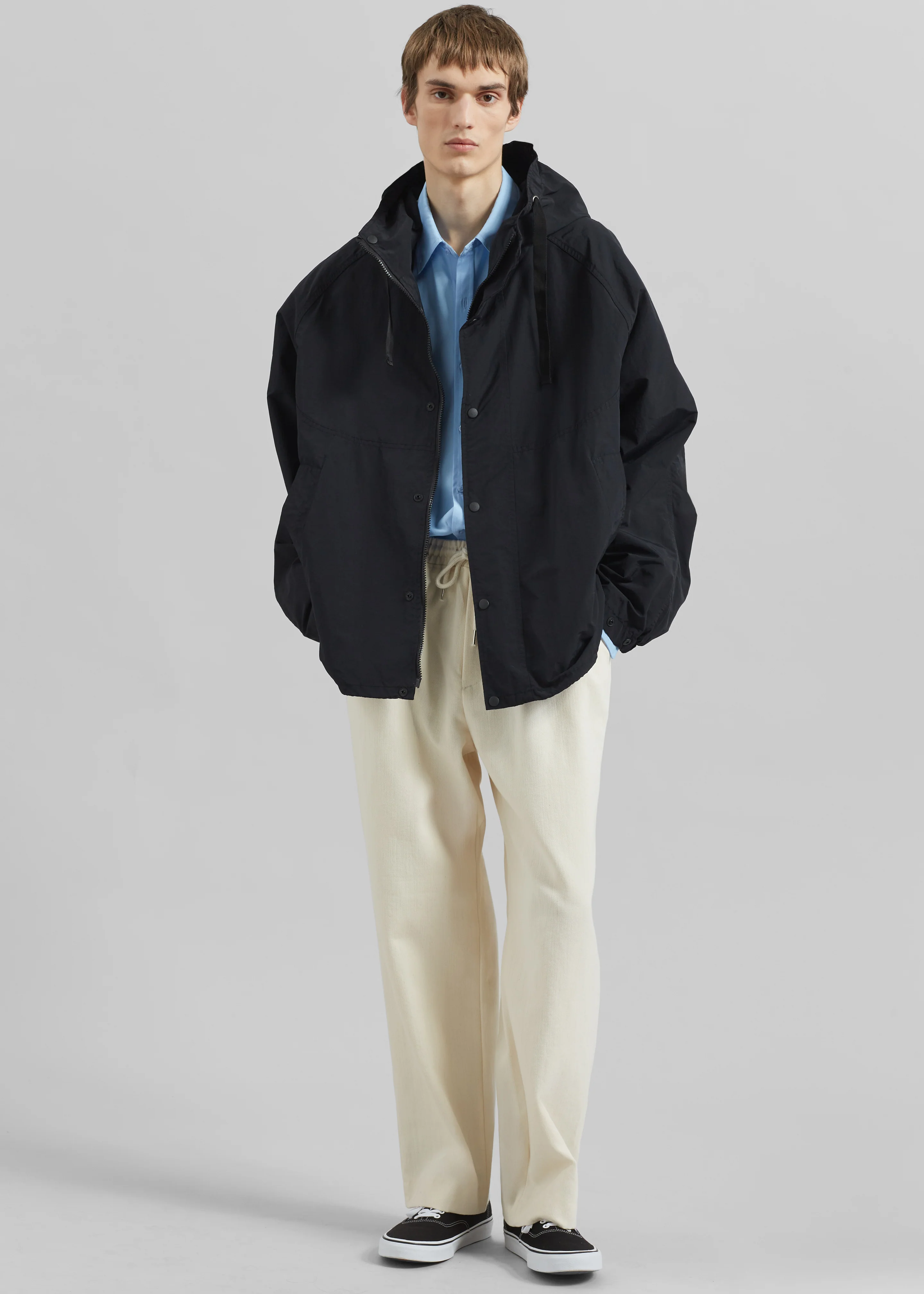 Haflong Hooded Jacket - Black - Image 3