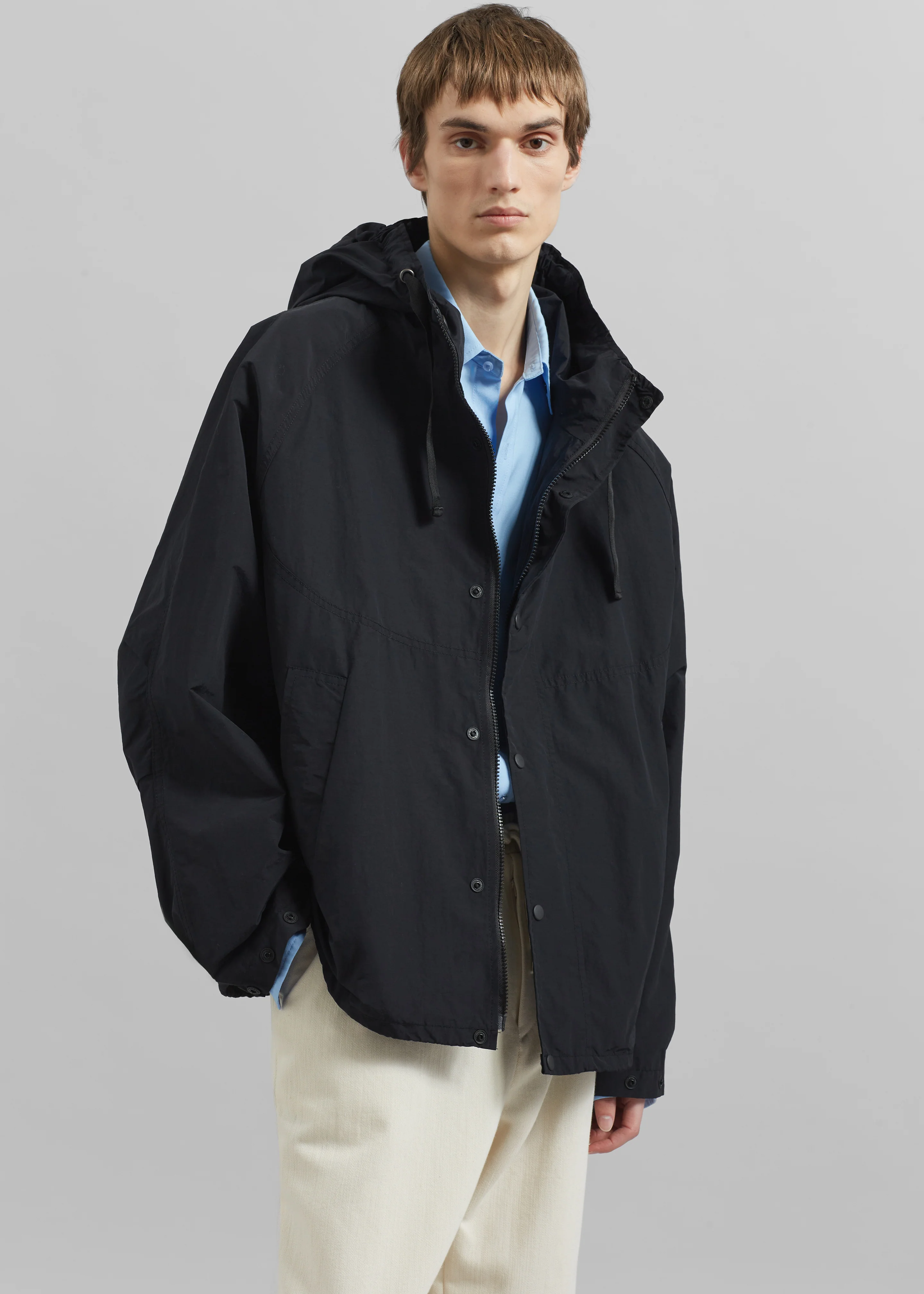 Haflong Hooded Jacket - Black - Image 4