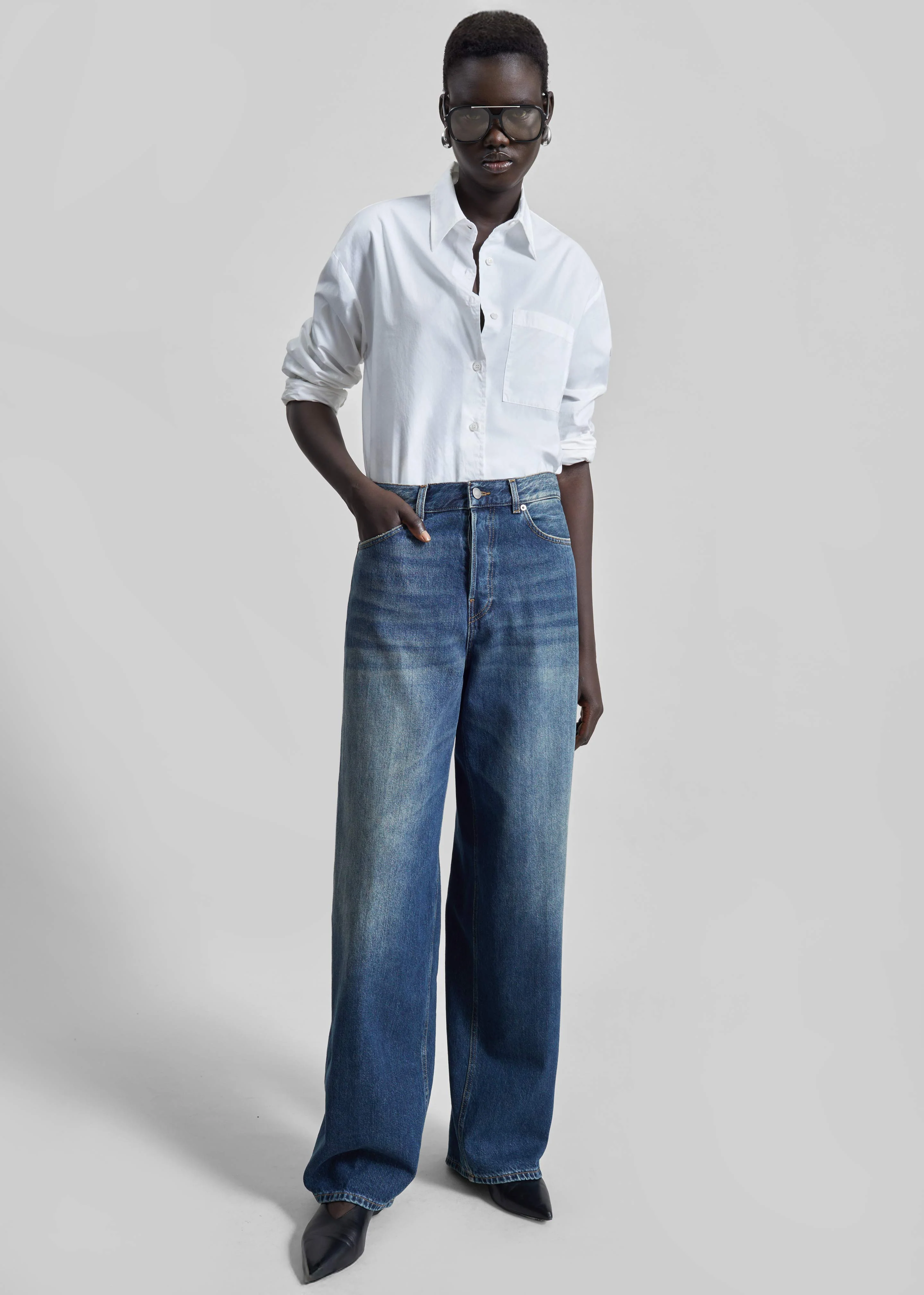 Haikure Bethany Jeans - Intense Blue